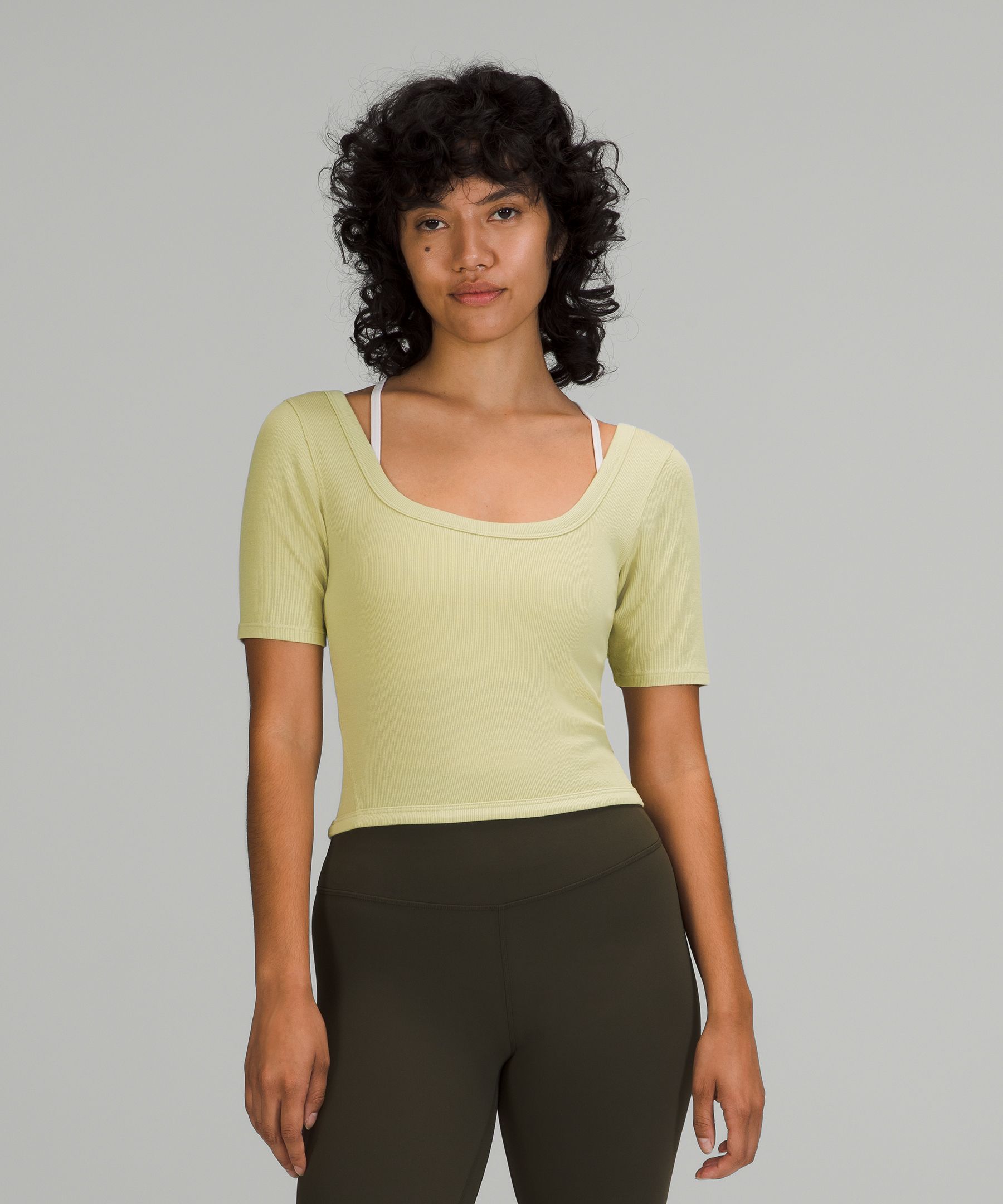 Lululemon Topper Dame Grønn | 73214-AXPR