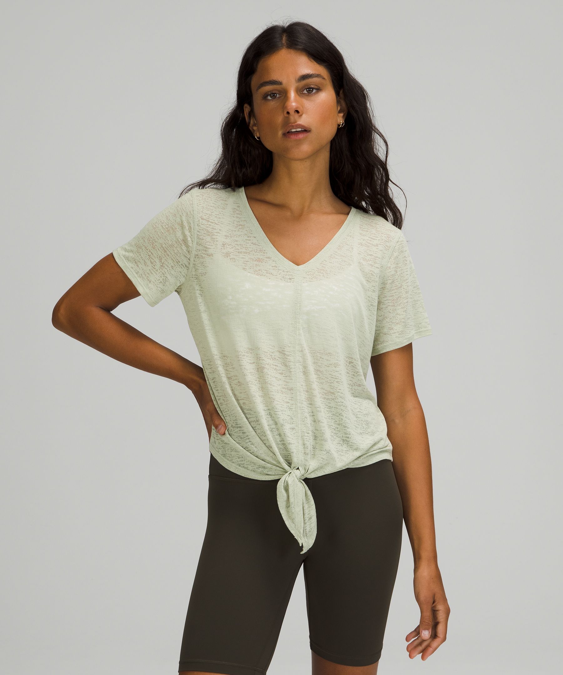 Lululemon Topper Dame Grønn | 90524-JAQV