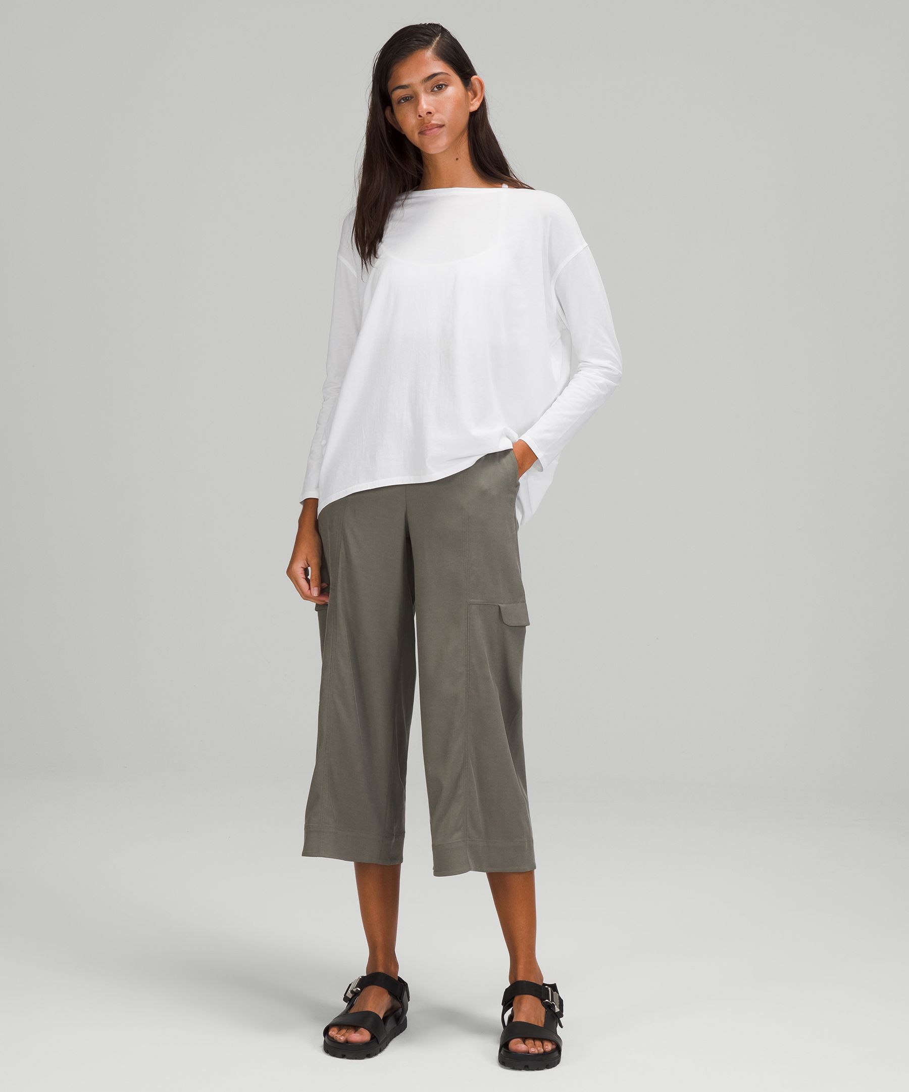Lululemon Topper Dame Hvite | 38016-NXFQ