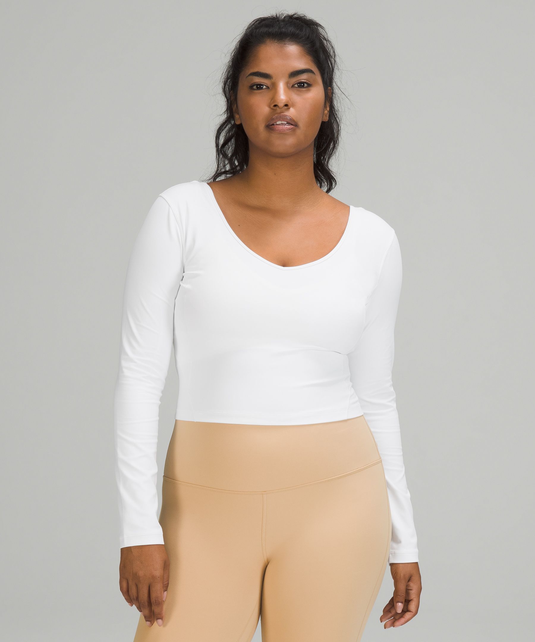 Lululemon Topper Dame Hvite | 43176-BOHR