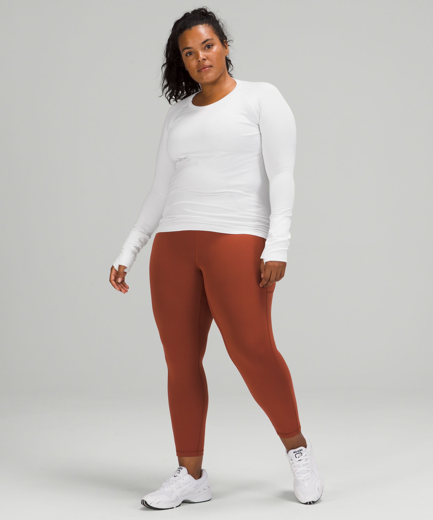 Lululemon Topper Dame Hvite | 49180-SKBD