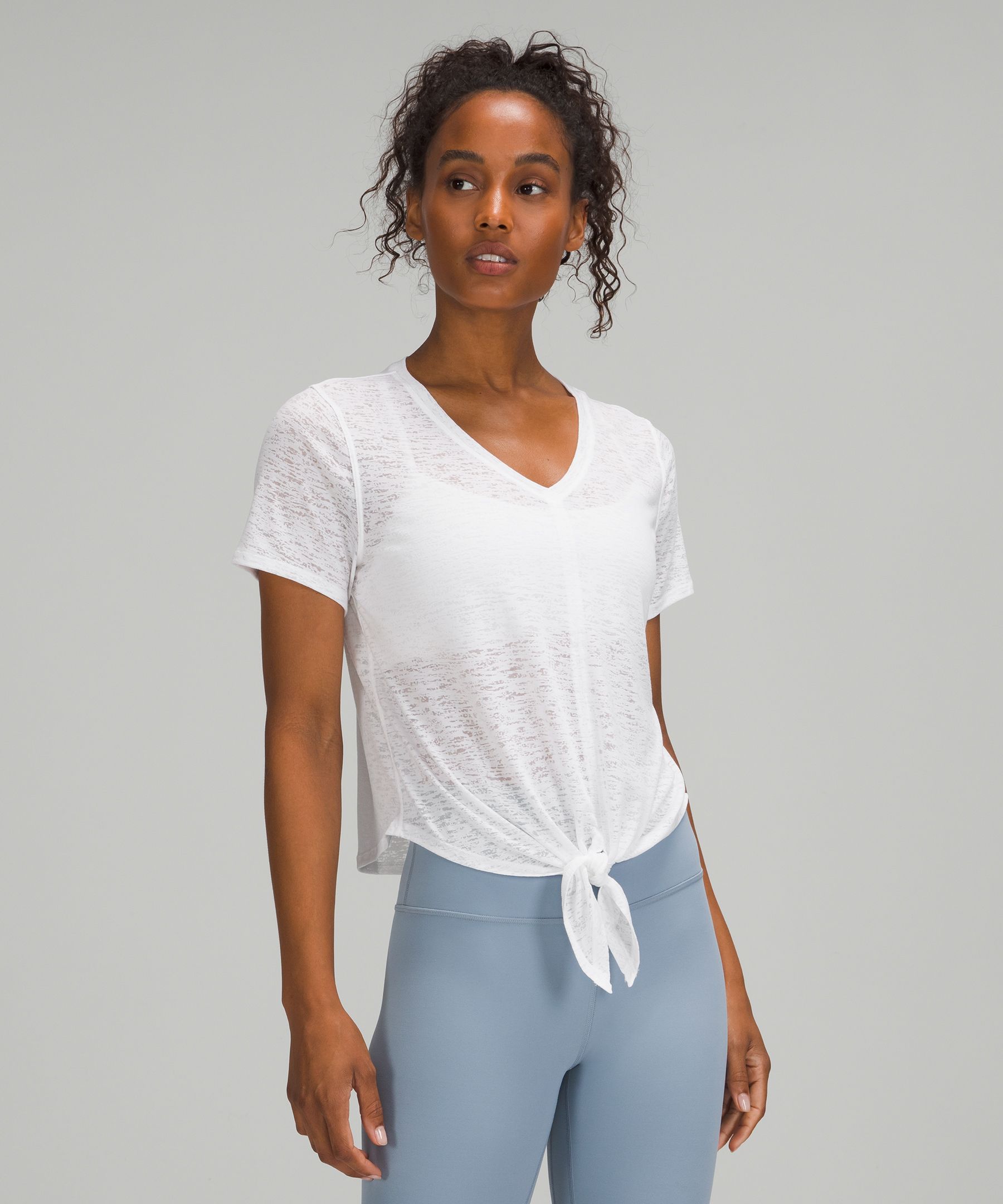 Lululemon Topper Dame Hvite | 58416-QNAK