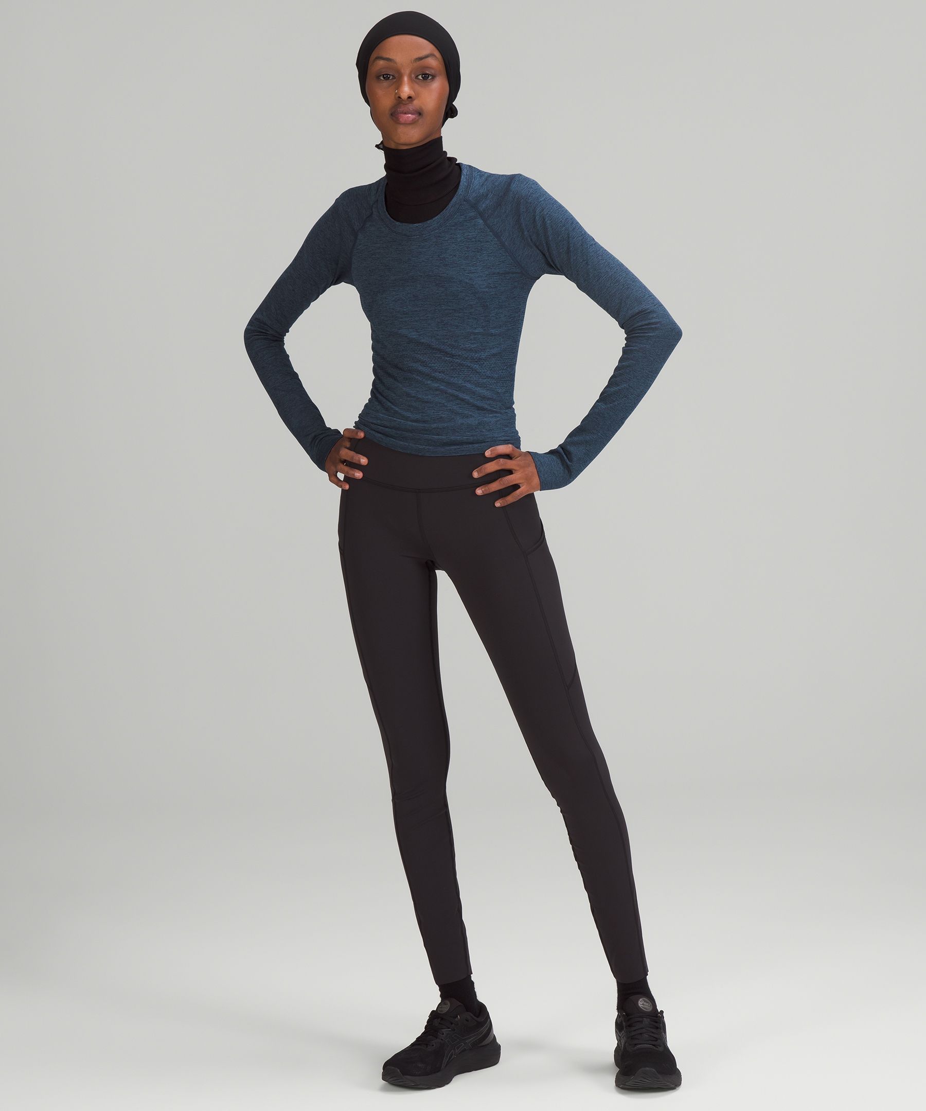 Lululemon Topper Dame Marineblå | 94015-TNAU