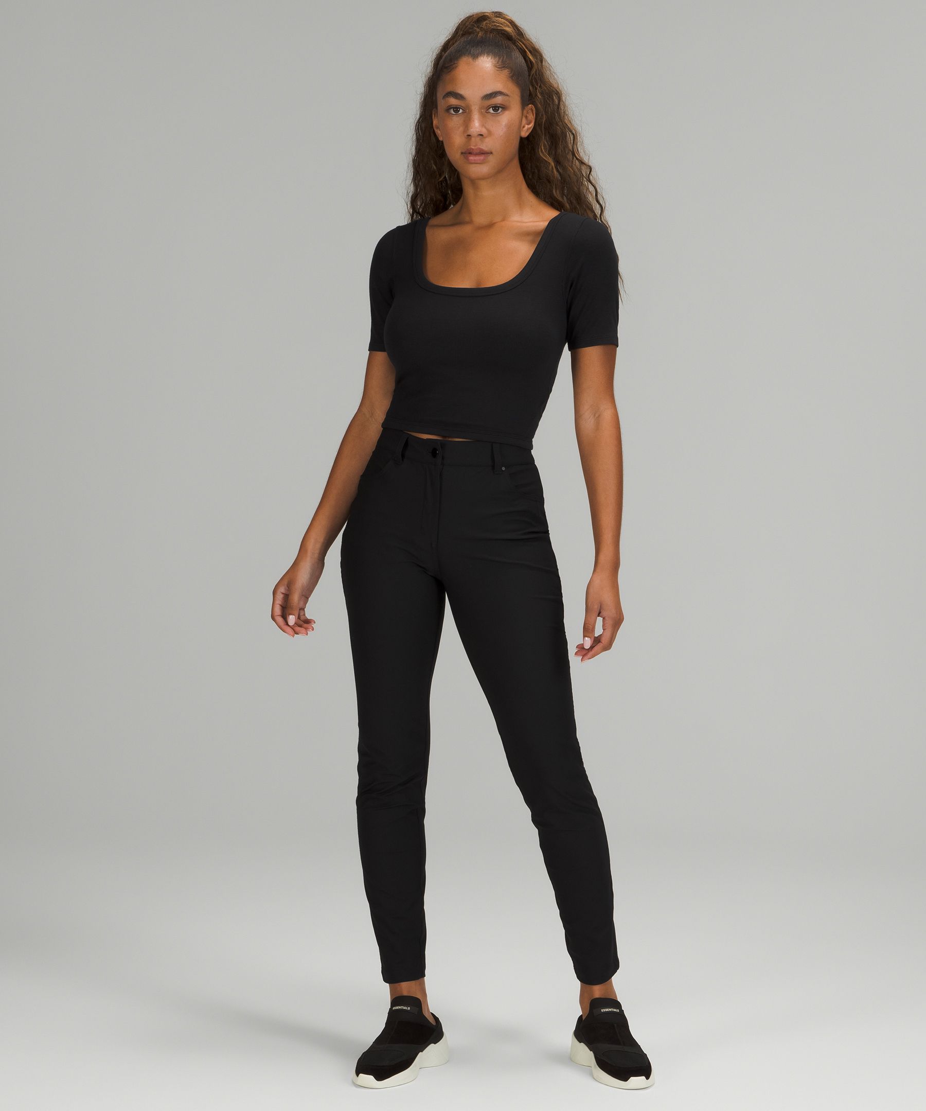 Lululemon Topper Dame Svarte | 31905-IPAM