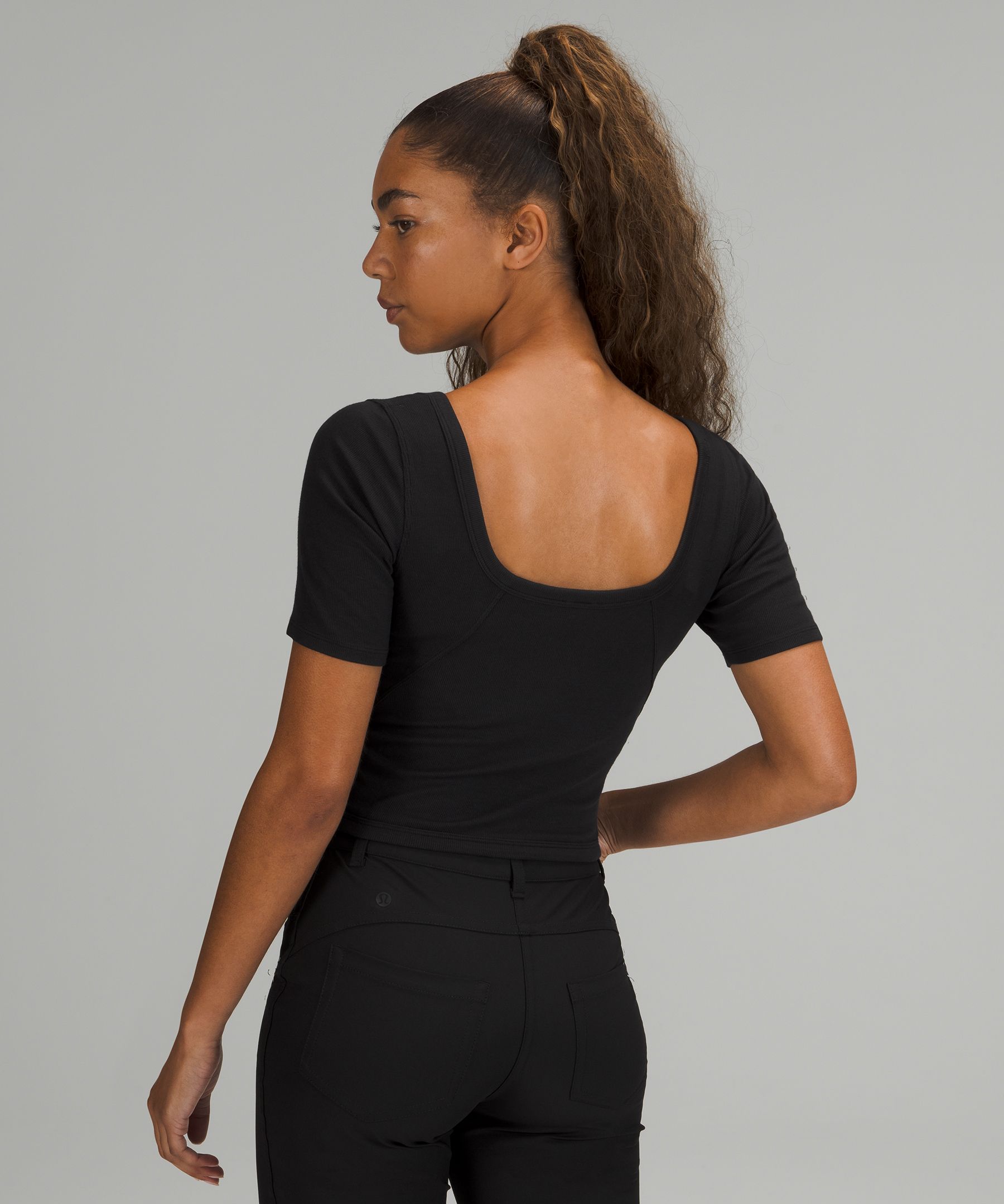 Lululemon Topper Dame Svarte | 31905-IPAM