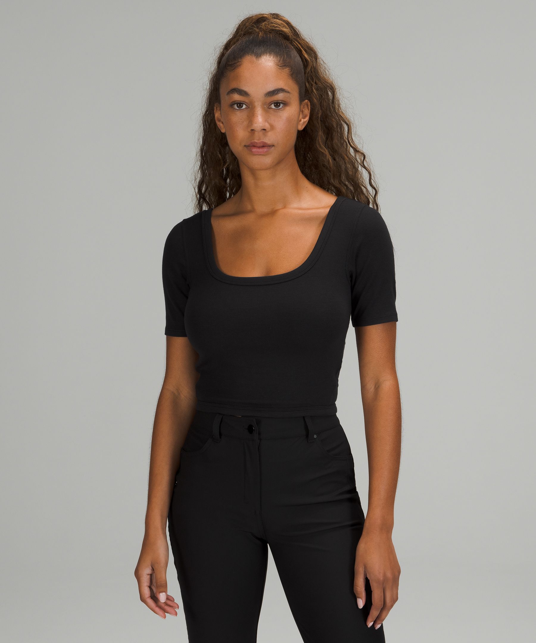 Lululemon Topper Dame Svarte | 31905-IPAM
