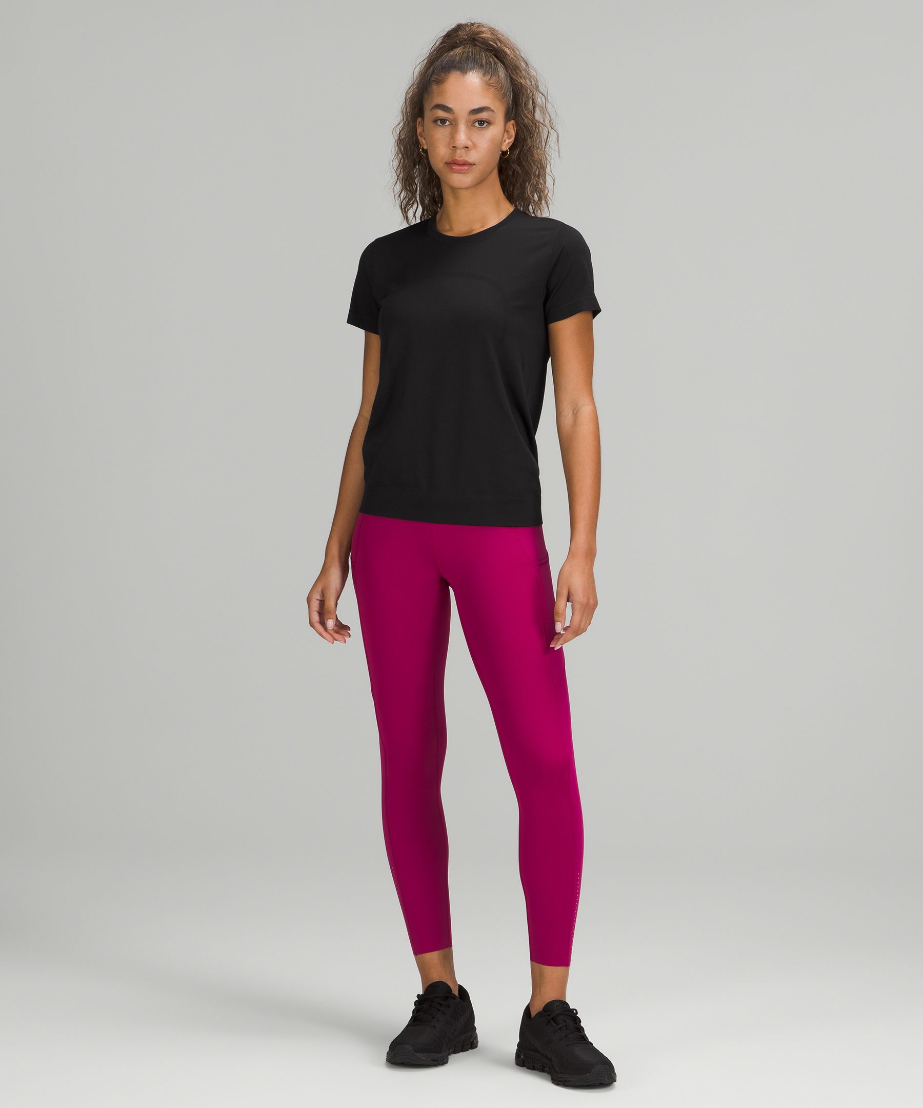 Lululemon Topper Dame Svarte | 40395-KEFX