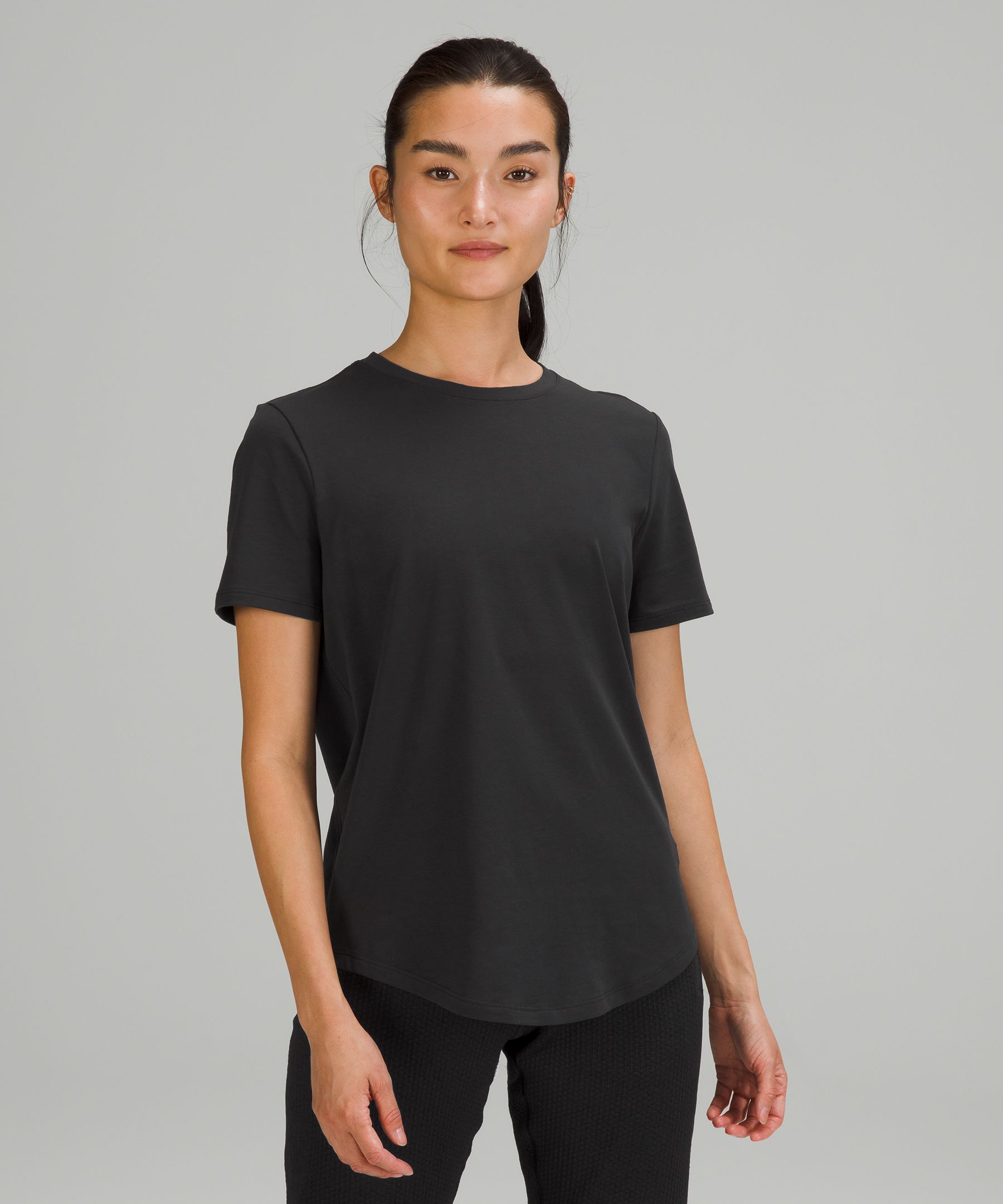 Lululemon Topper Dame Svarte | 51972-TCUK