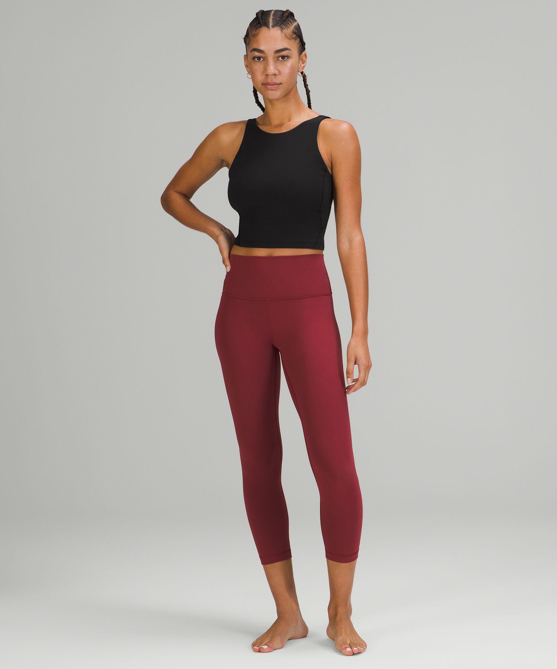 Lululemon Topper Dame Svarte | 54968-FENX