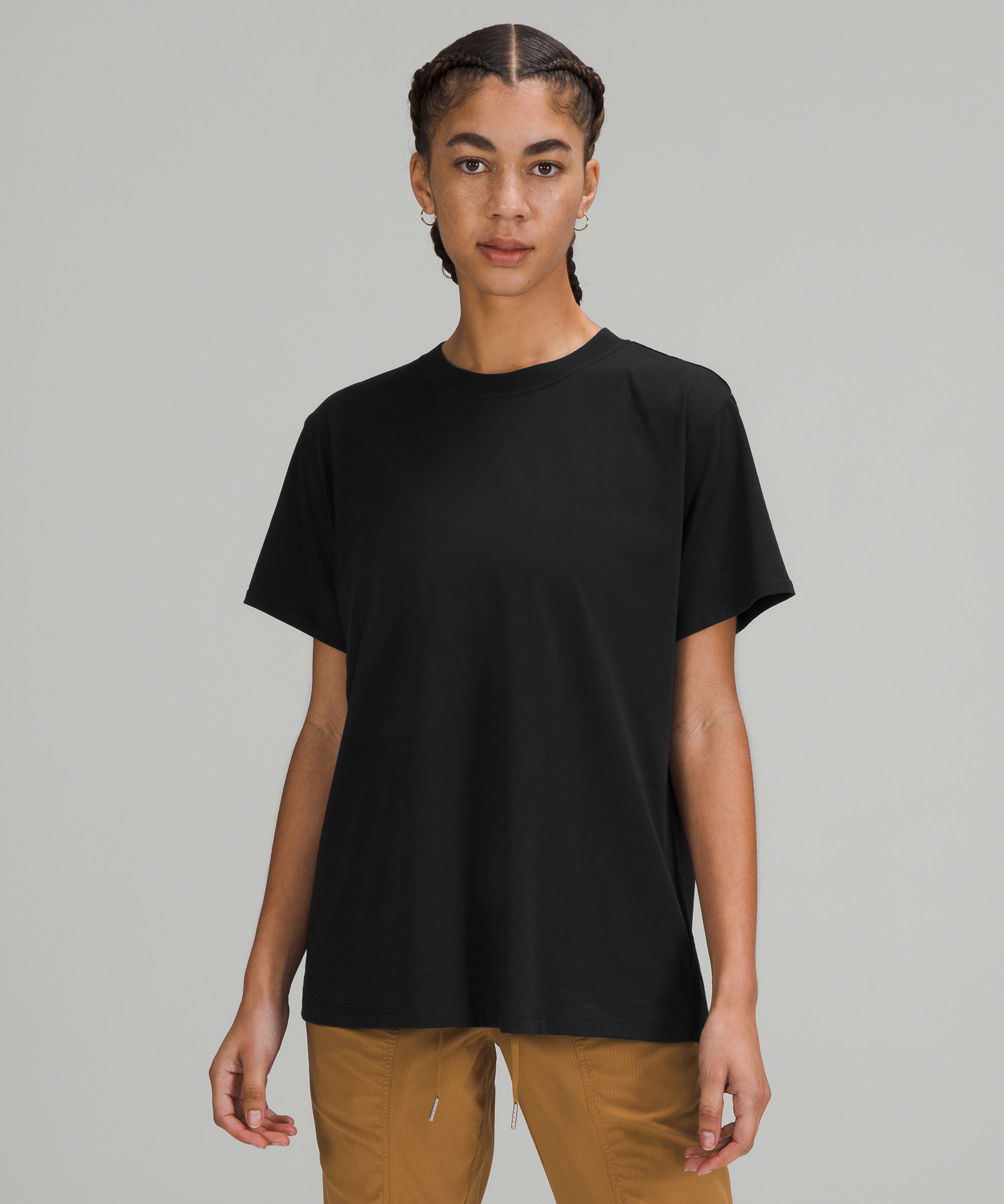 Lululemon Topper Dame Svarte | 65879-DWES