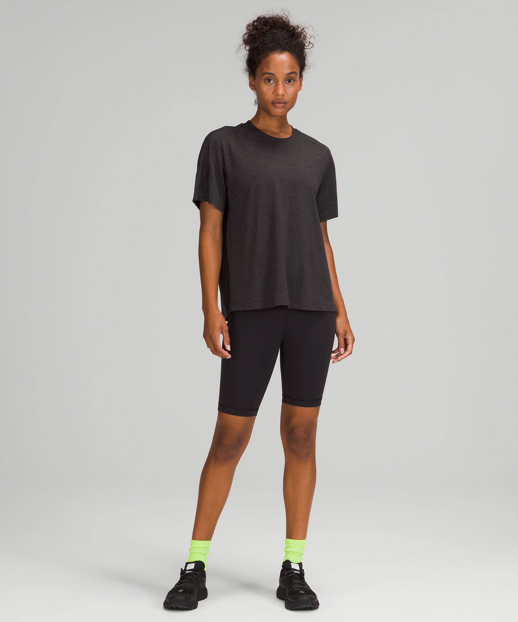 Lululemon Topper Dame Svarte Grå | 69172-FAQB