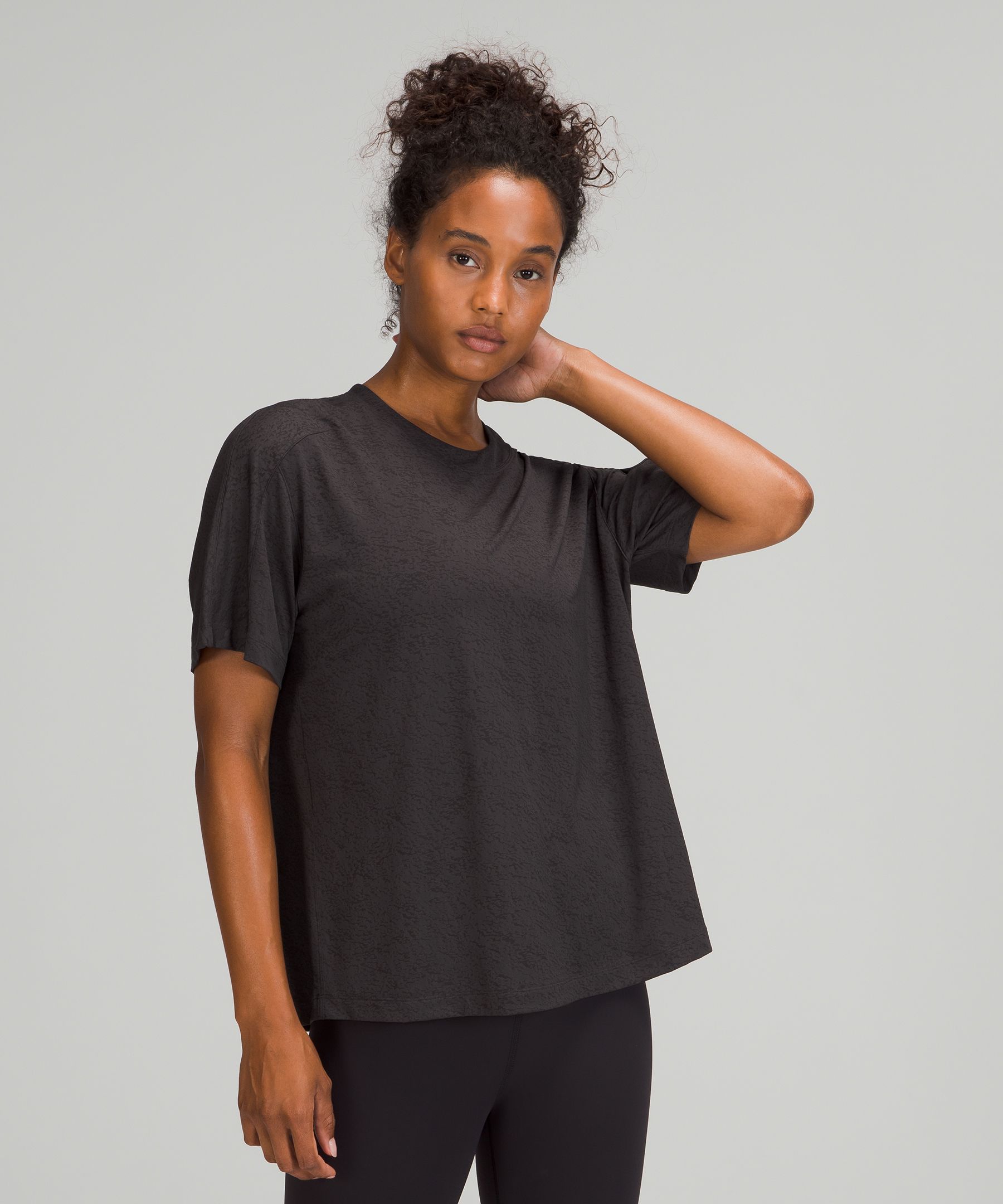 Lululemon Topper Dame Svarte Grå | 69172-FAQB