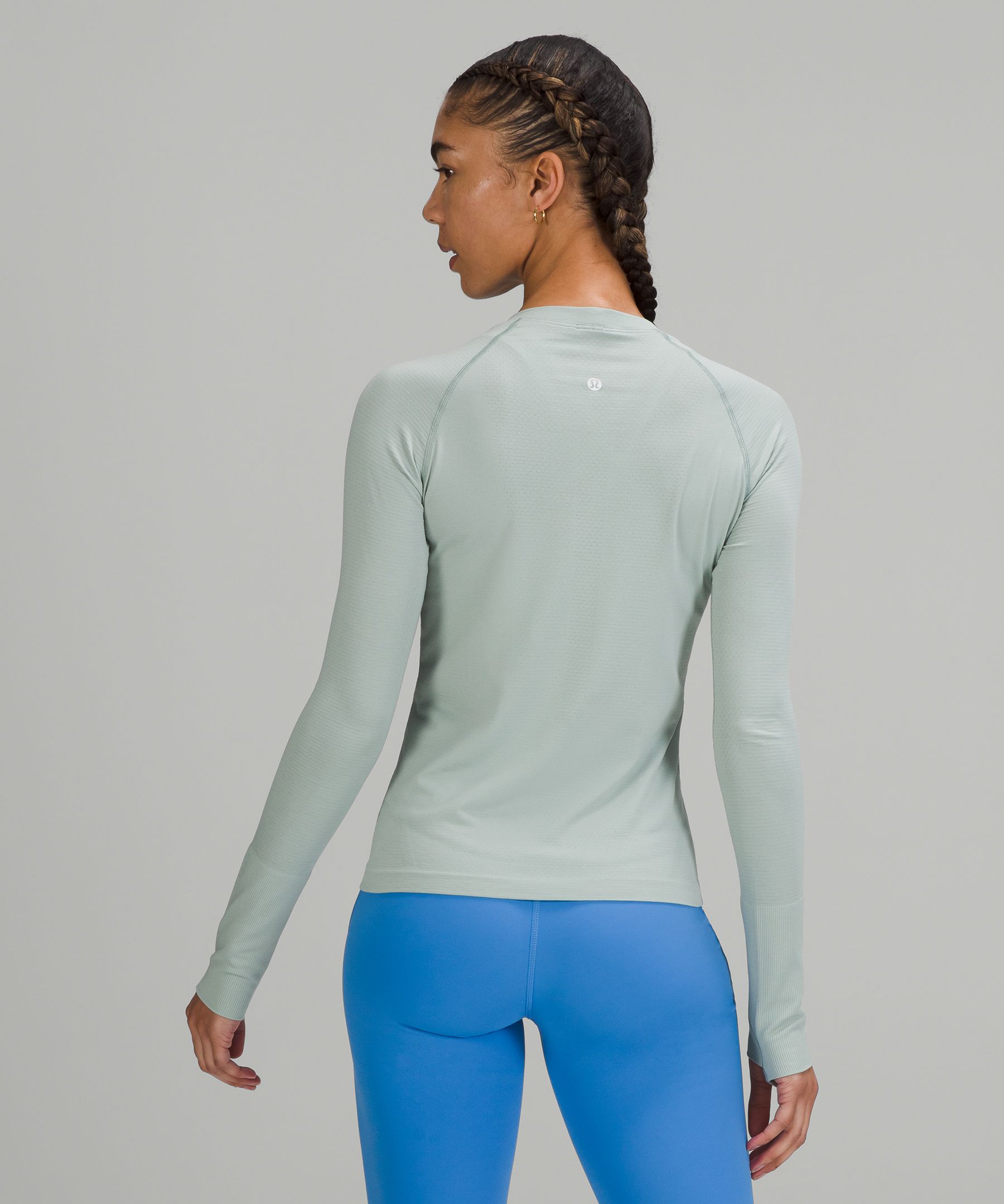 Lululemon Topper Dame Sølv Blå | 24361-QEDJ
