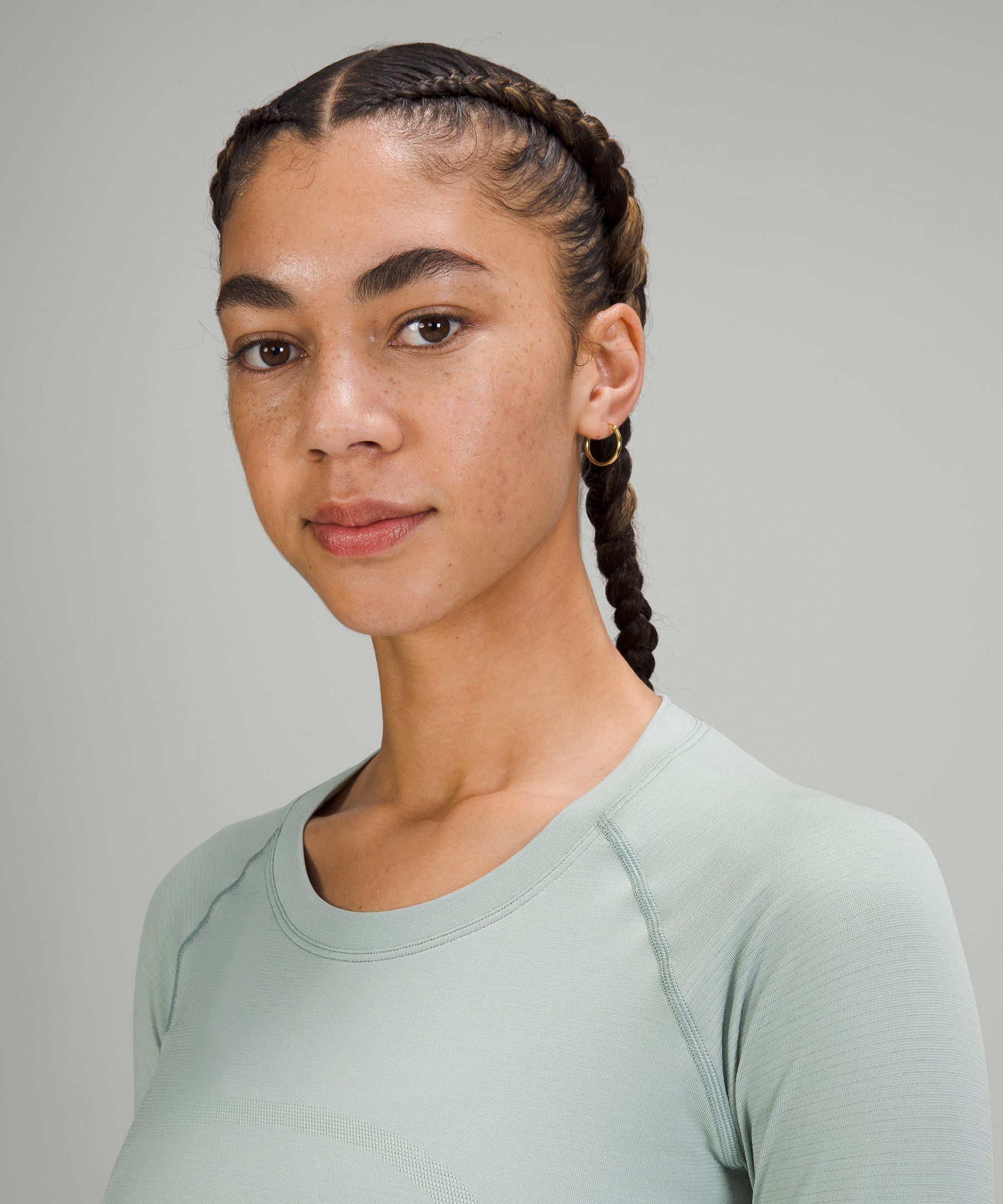 Lululemon Topper Dame Sølv Blå | 24361-QEDJ