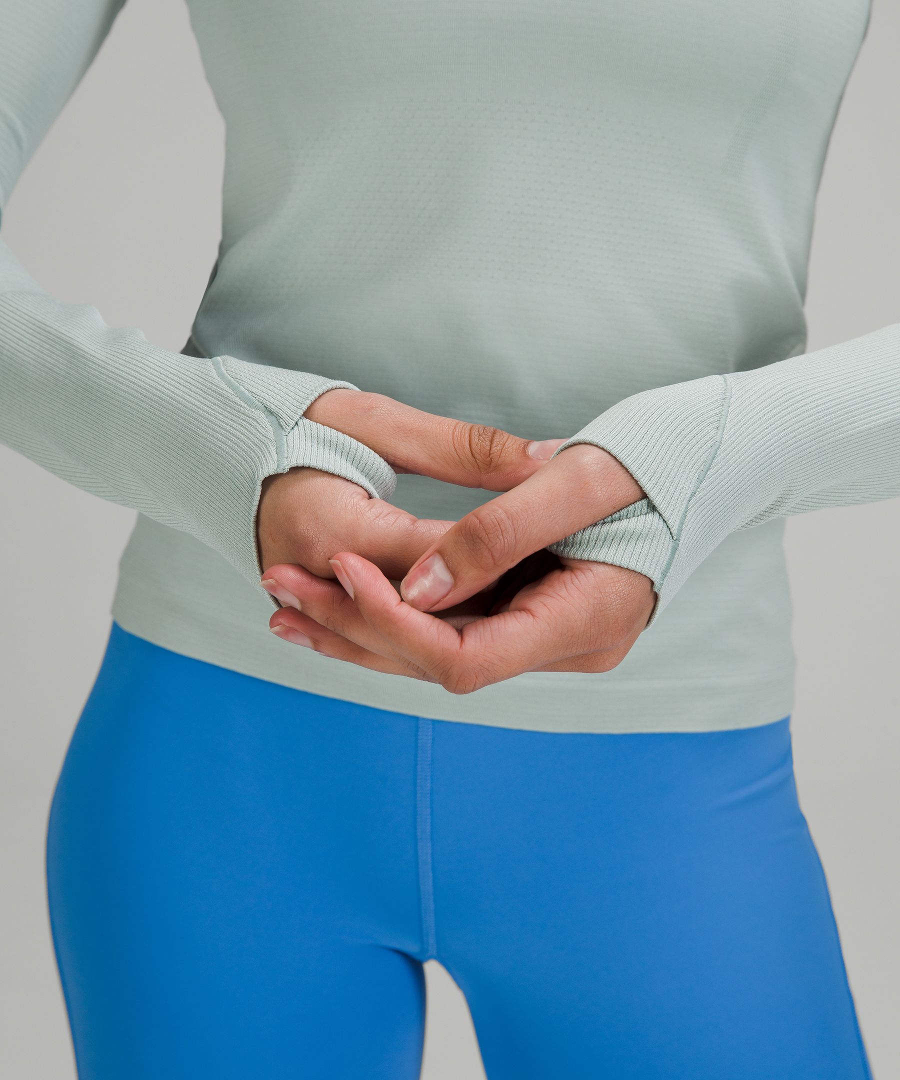 Lululemon Topper Dame Sølv Blå | 24361-QEDJ