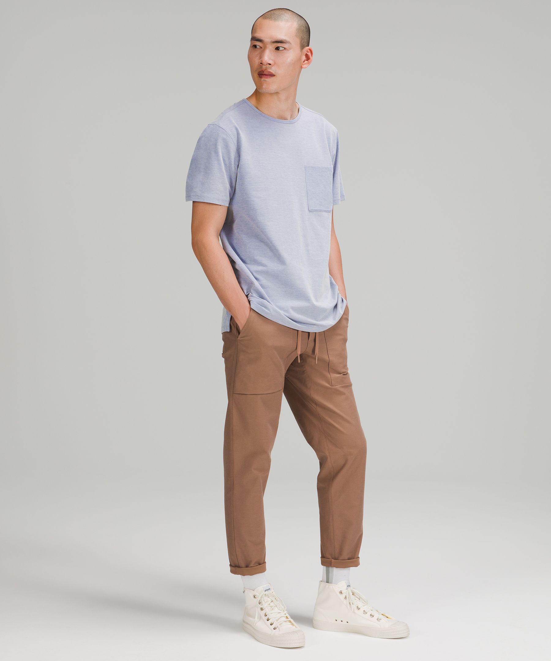 Lululemon Topper Herre Blå | 43987-AJSQ