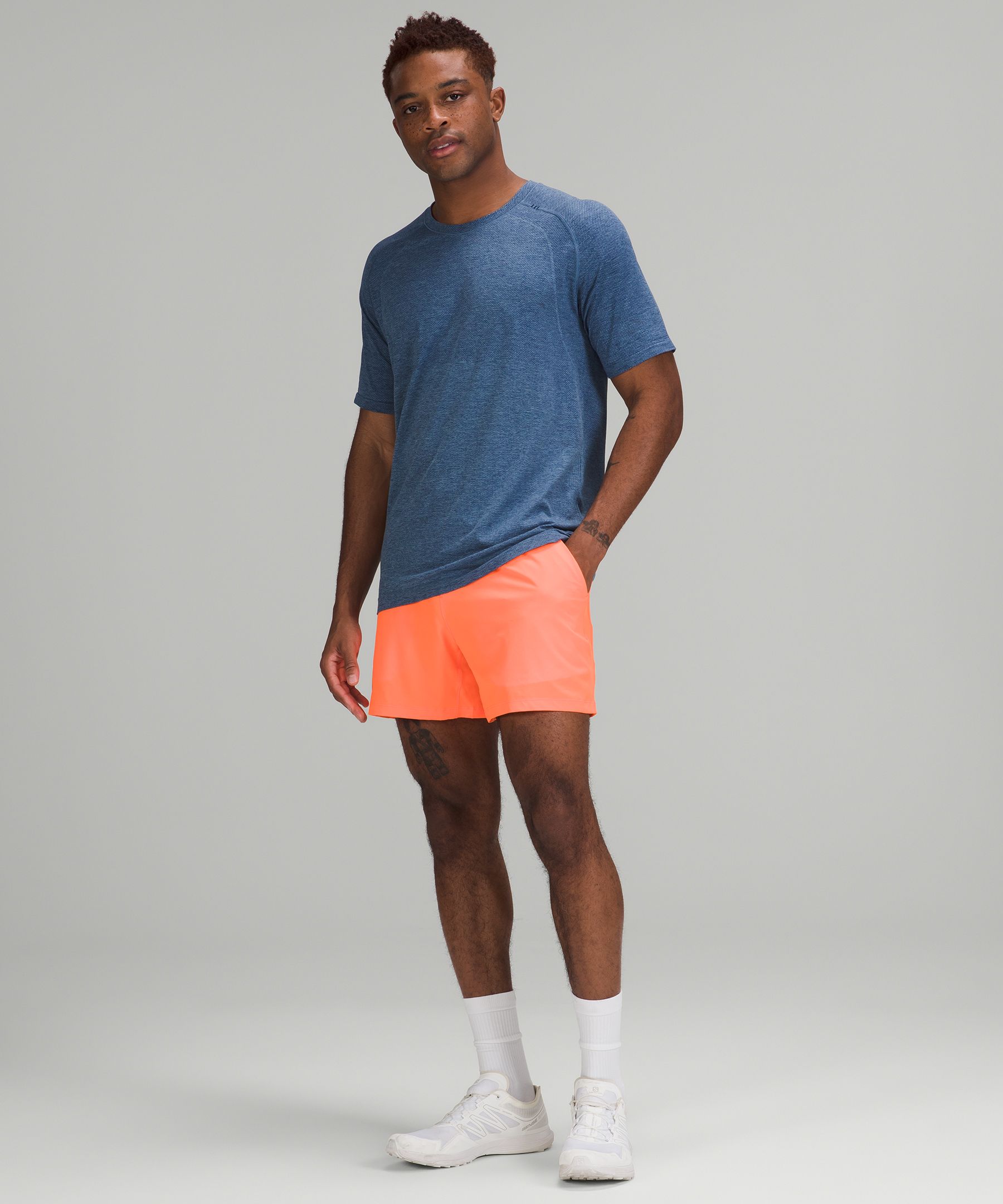 Lululemon Topper Herre Blå | 47083-TDWQ