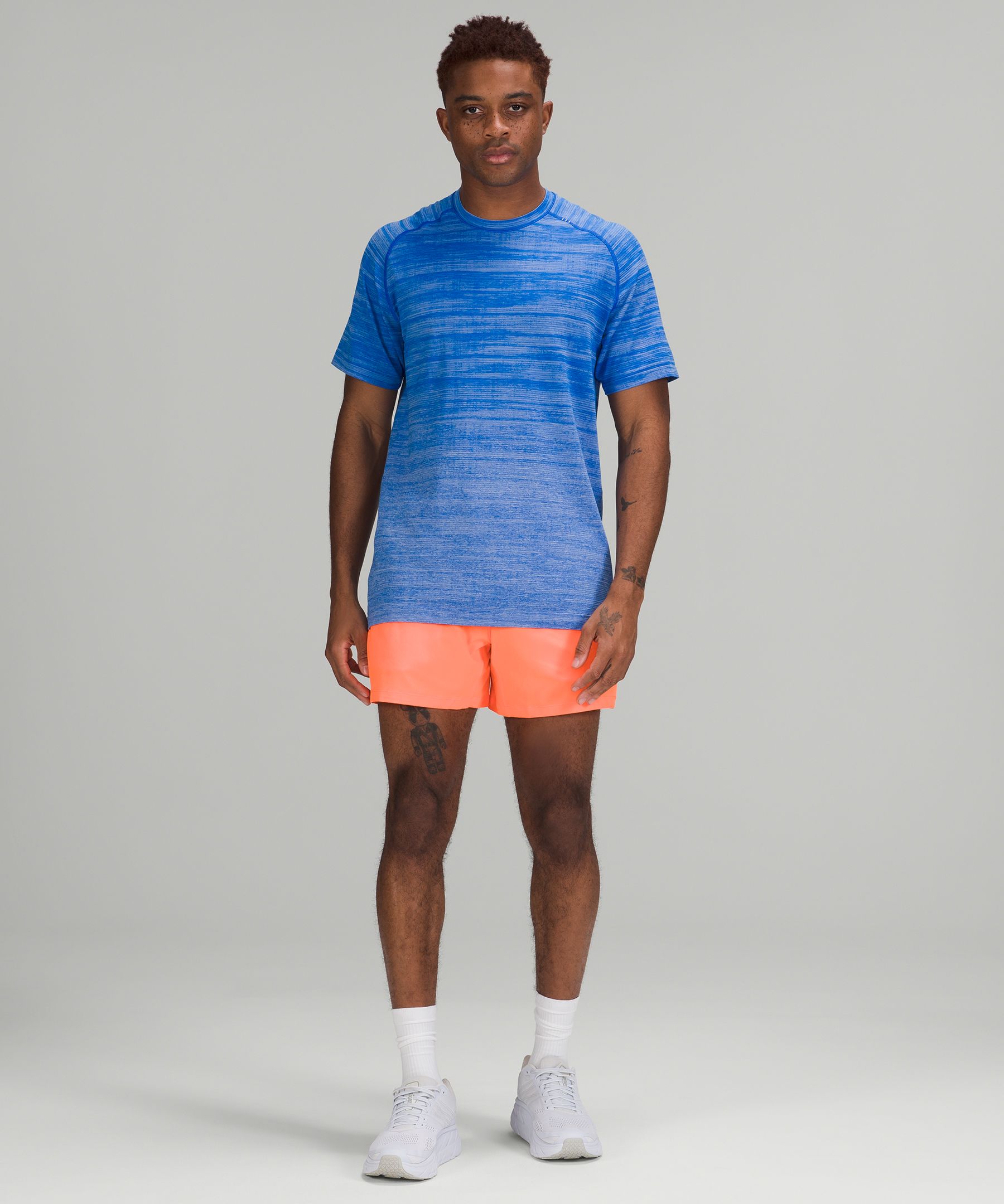 Lululemon Topper Herre Blå | 52978-EUJN