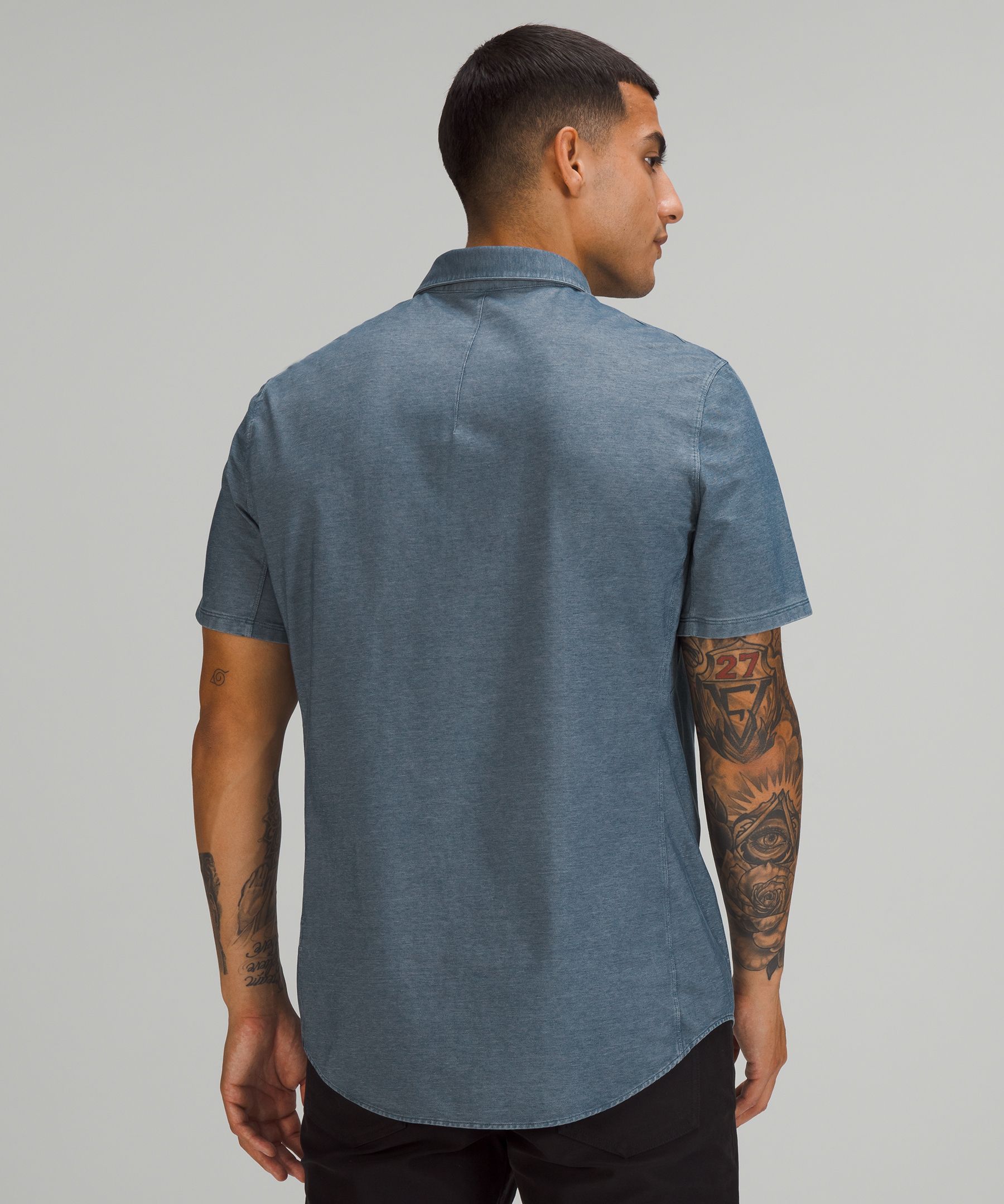 Lululemon Topper Herre Blå | 78693-QMWV