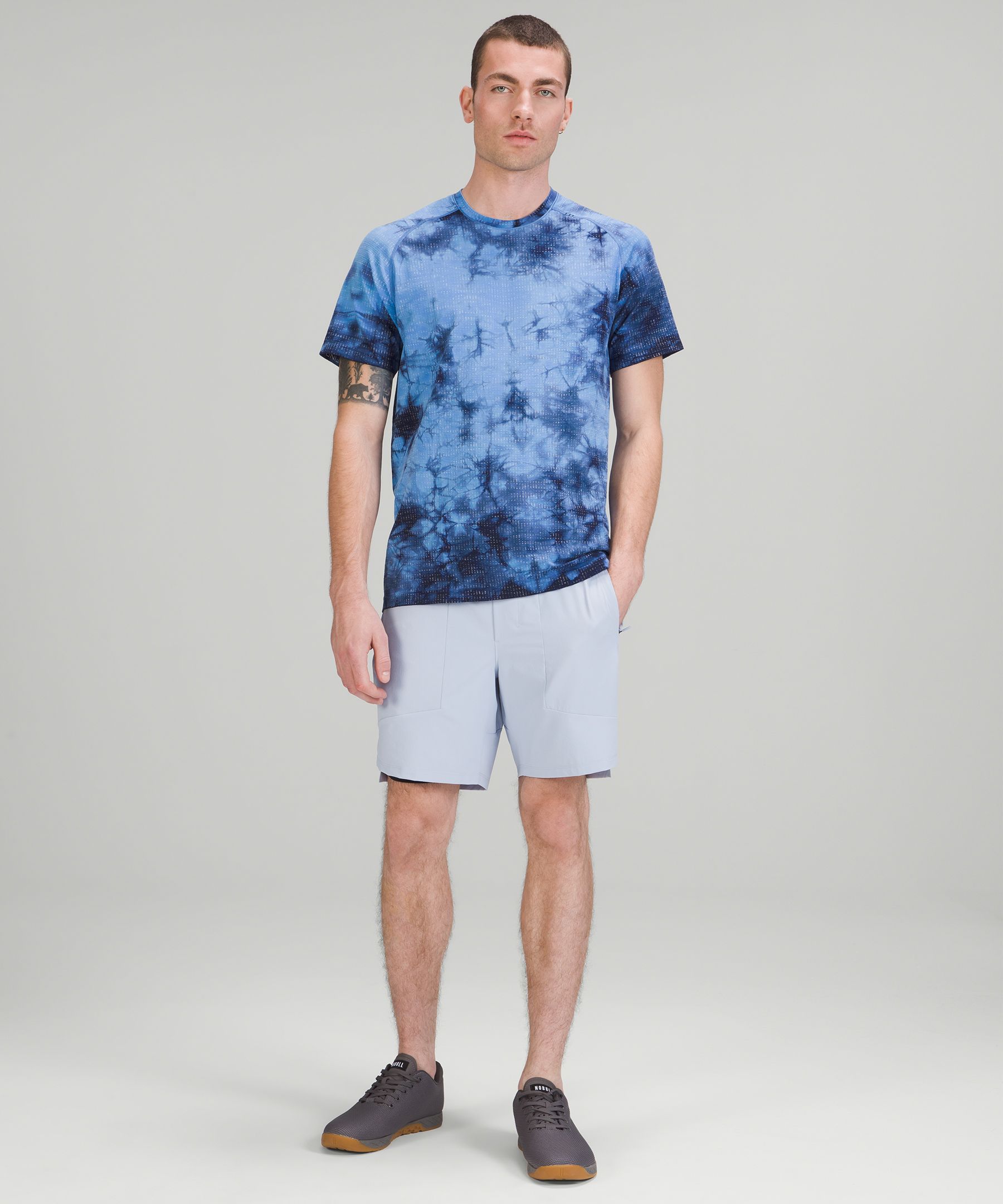 Lululemon Topper Herre Blå Marineblå | 94832-PKAG