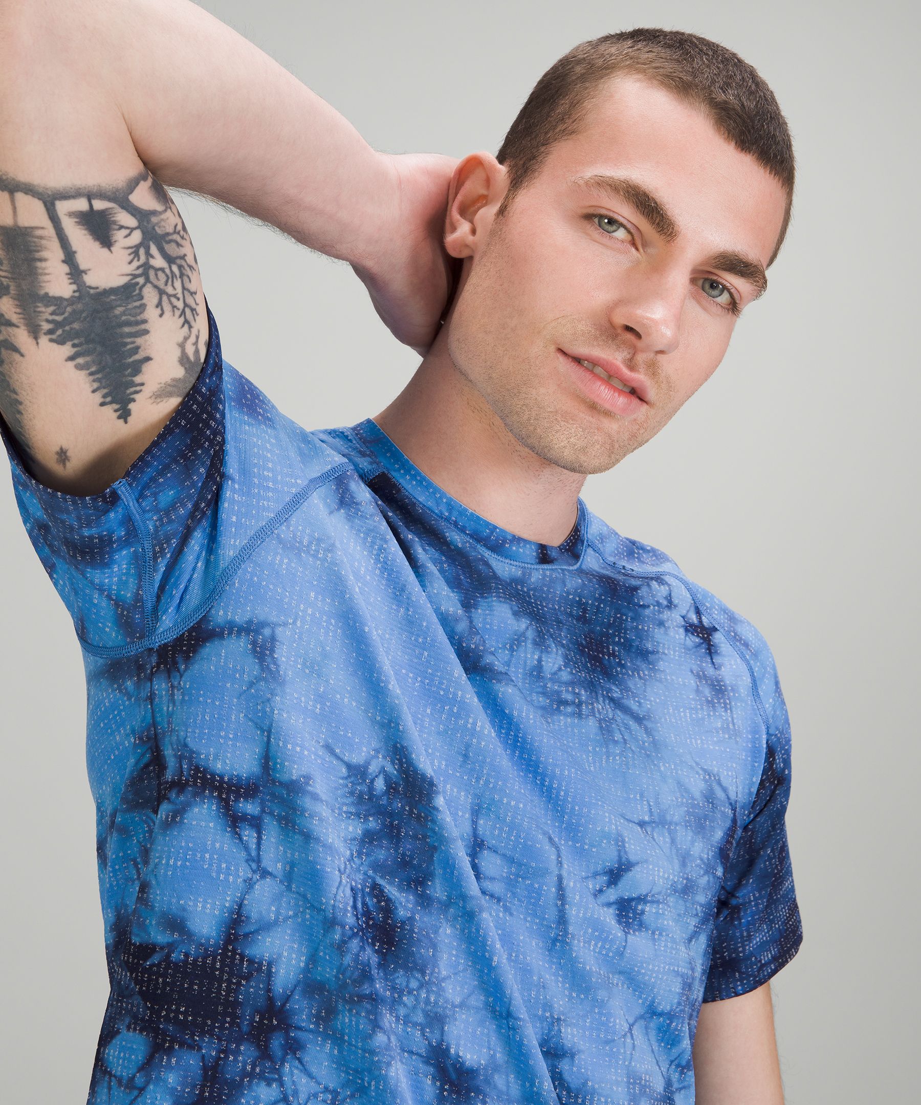 Lululemon Topper Herre Blå Marineblå | 94832-PKAG