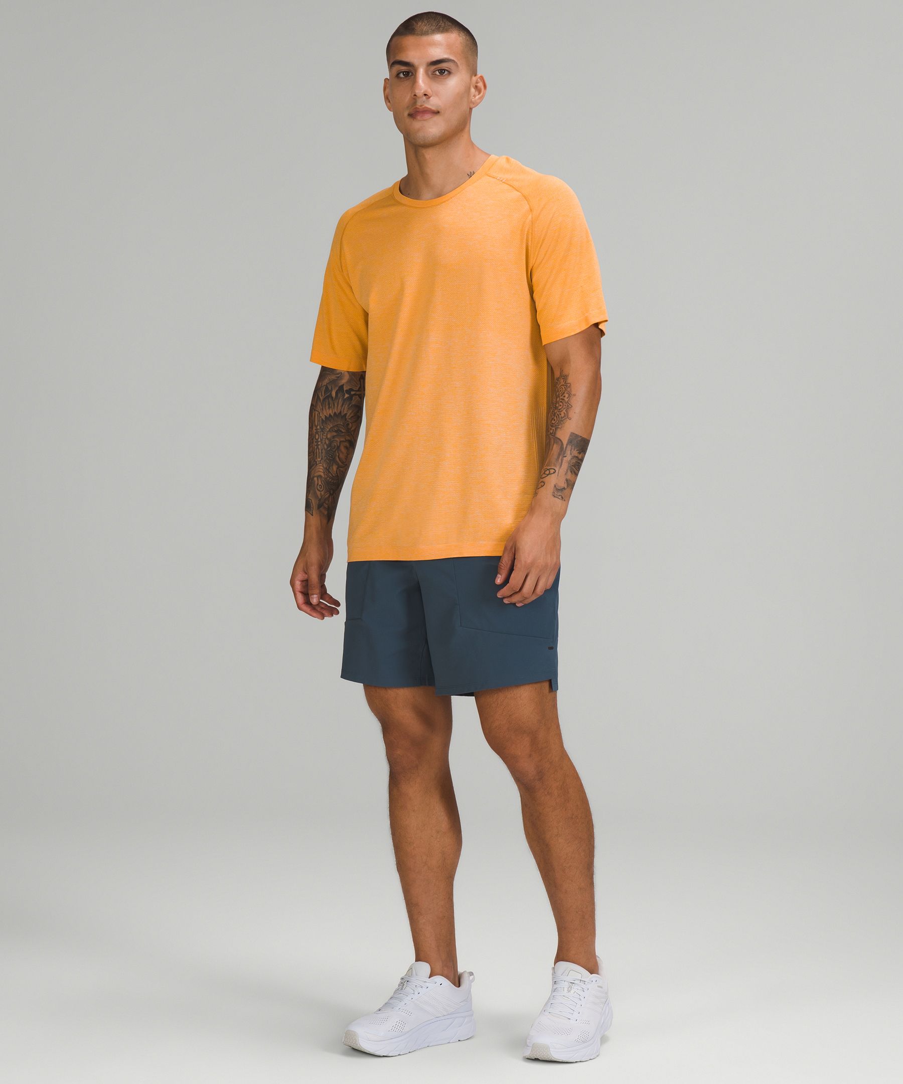 Lululemon Topper Herre Grå | 80341-ZYWL