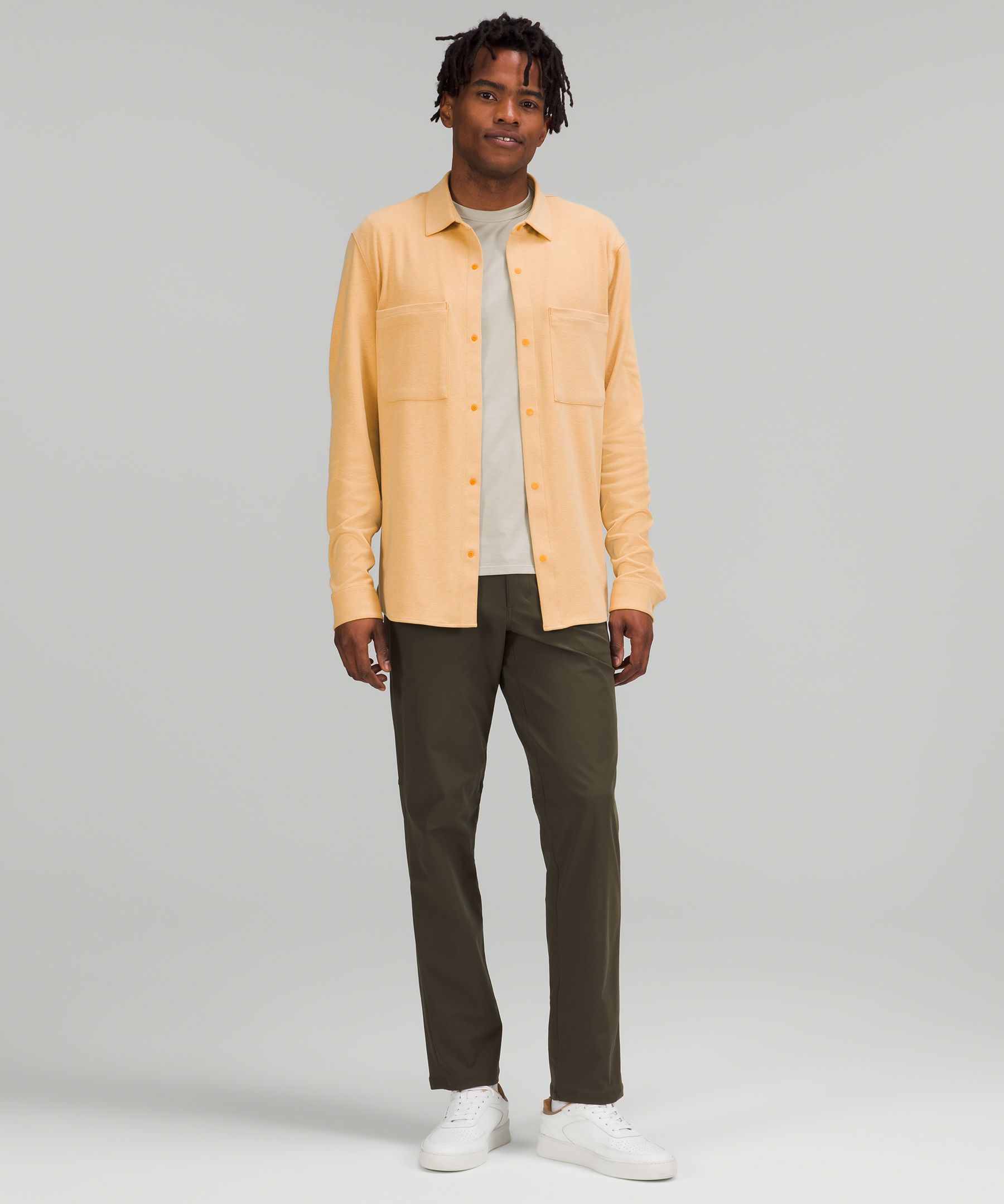 Lululemon Topper Herre Gul | 97316-PKET