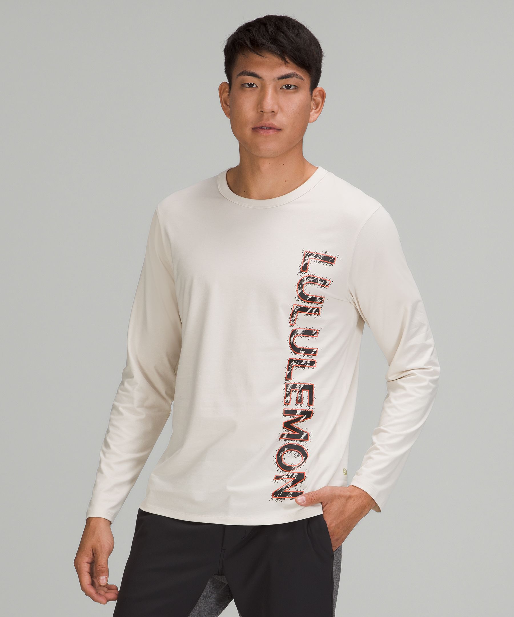 Lululemon Topper Herre Hvite | 16428-ADTI