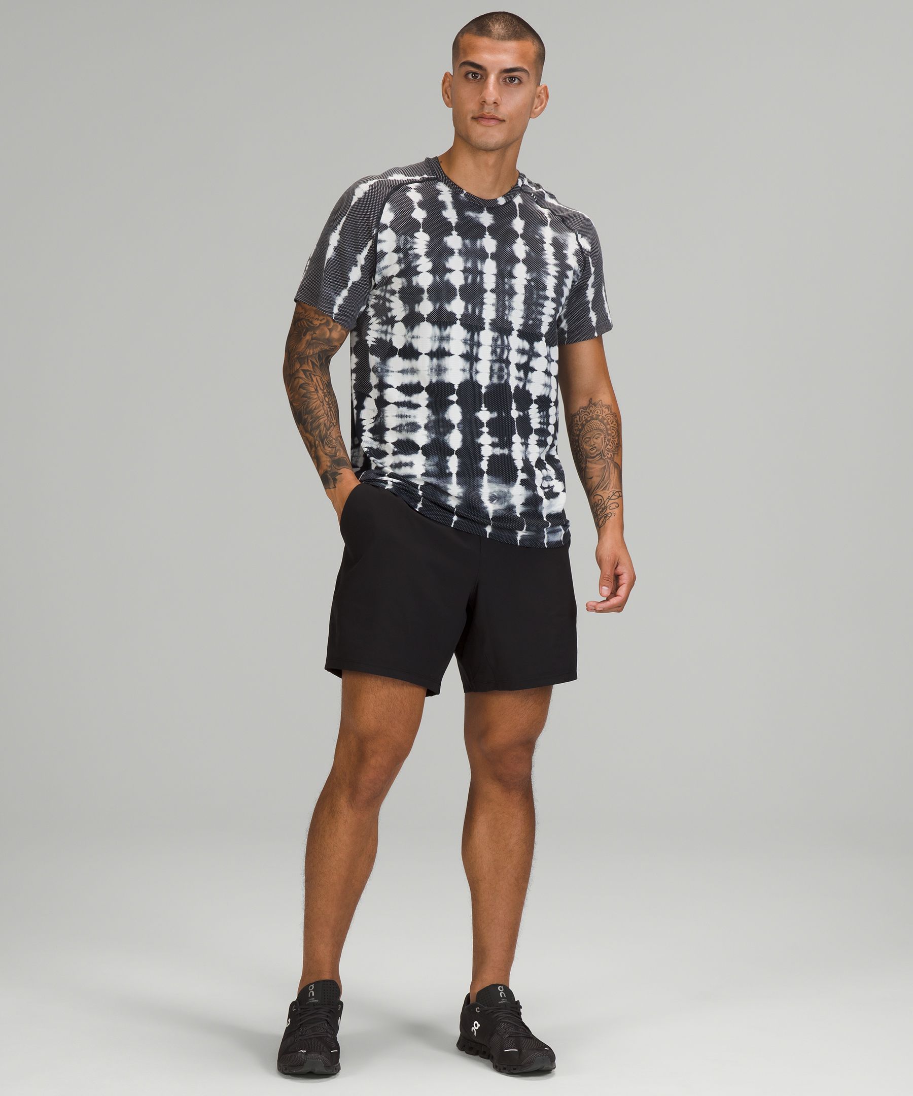 Lululemon Topper Herre Marineblå | 05861-EZQT