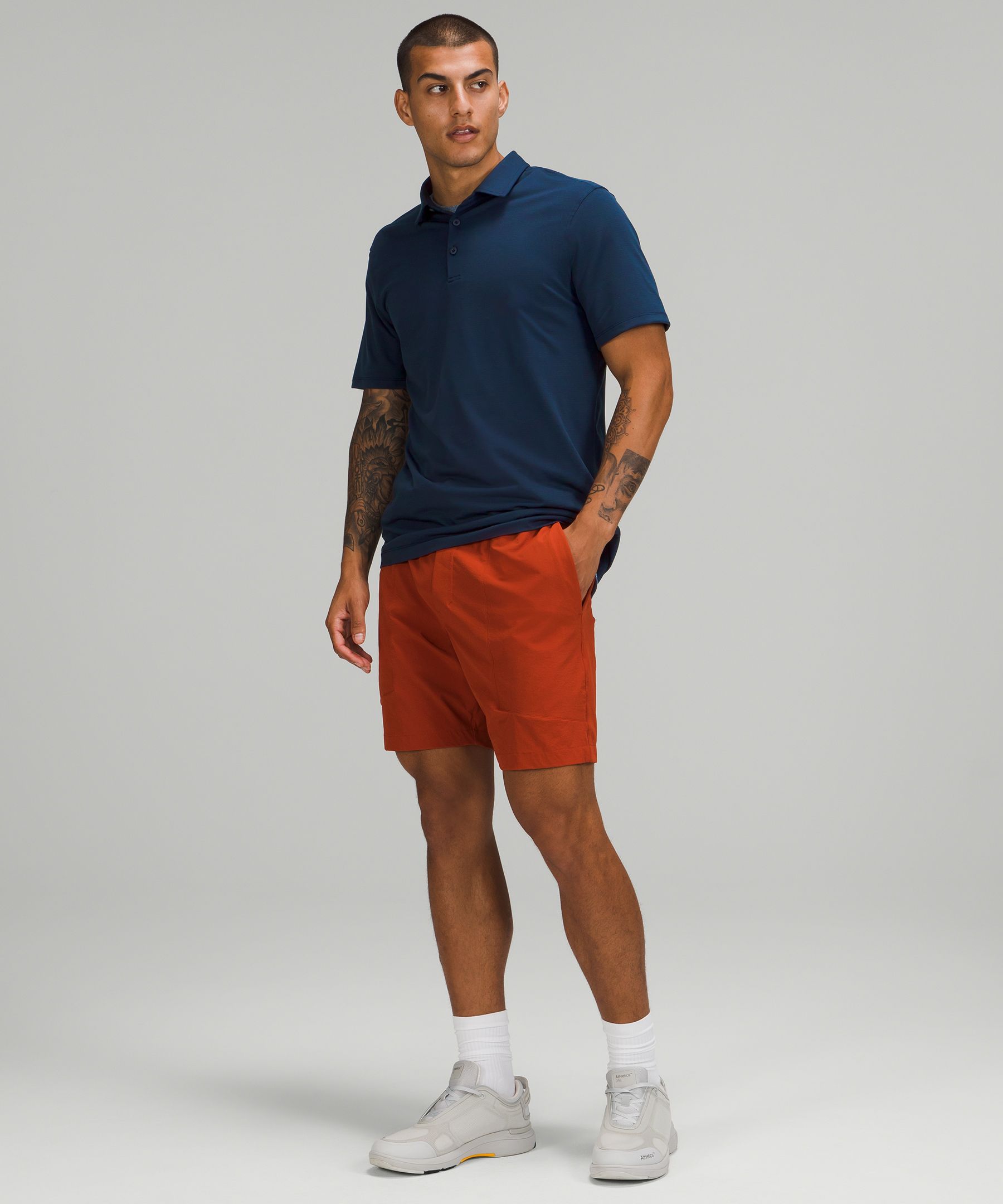 Lululemon Topper Herre Marineblå | 26790-DOZW