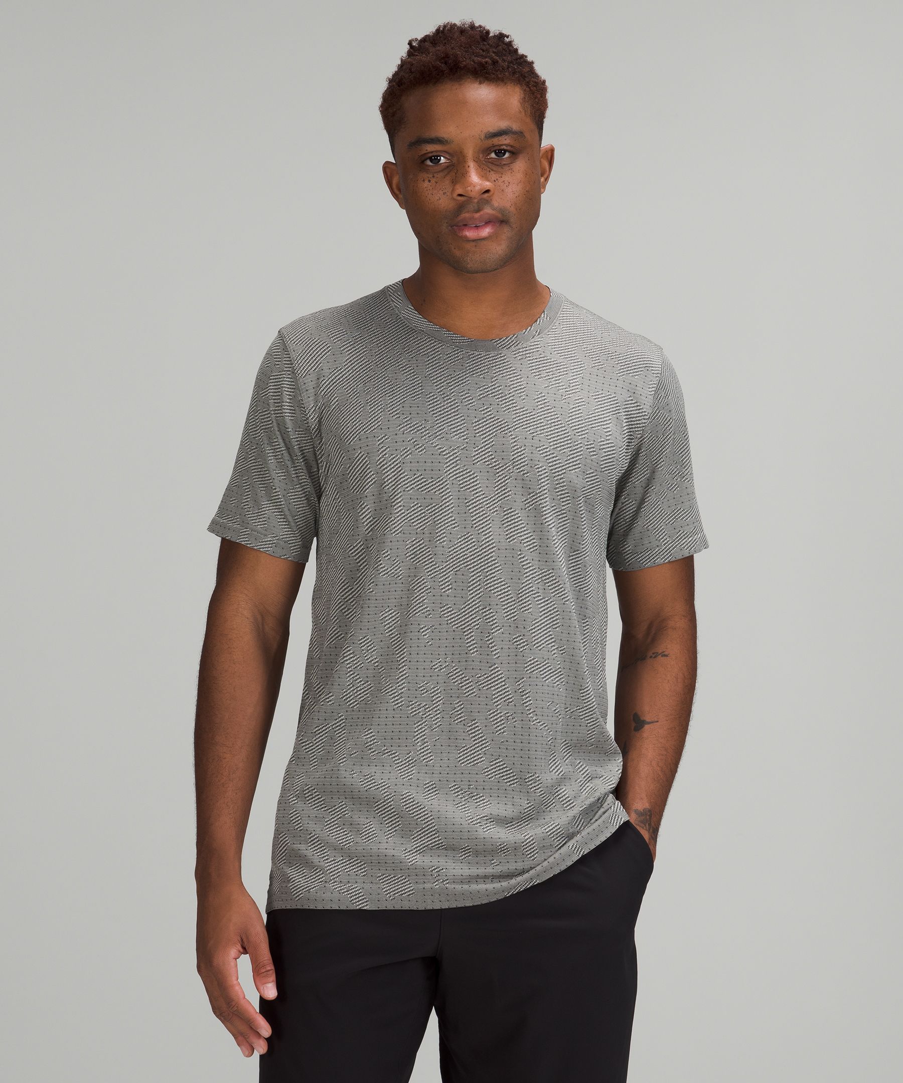 Lululemon Topper Herre Mørke Grå | 48561-FIEY