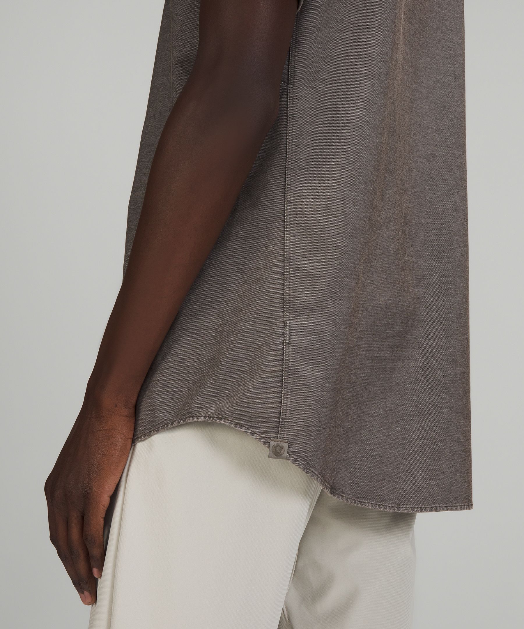 Lululemon Topper Herre Mørke Grå | 72563-LVKP