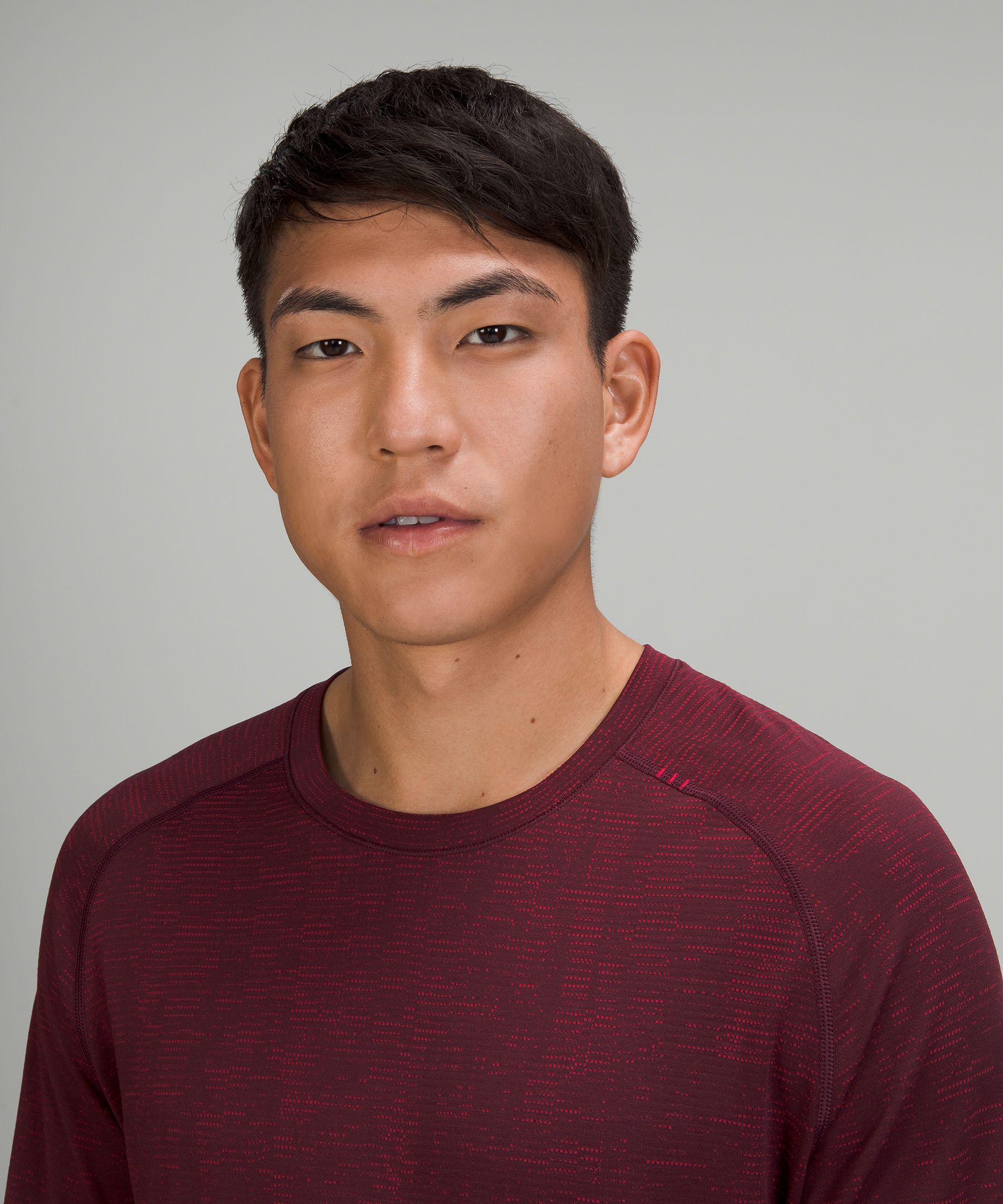 Lululemon Topper Herre Mørke Rød | 70126-SWHG