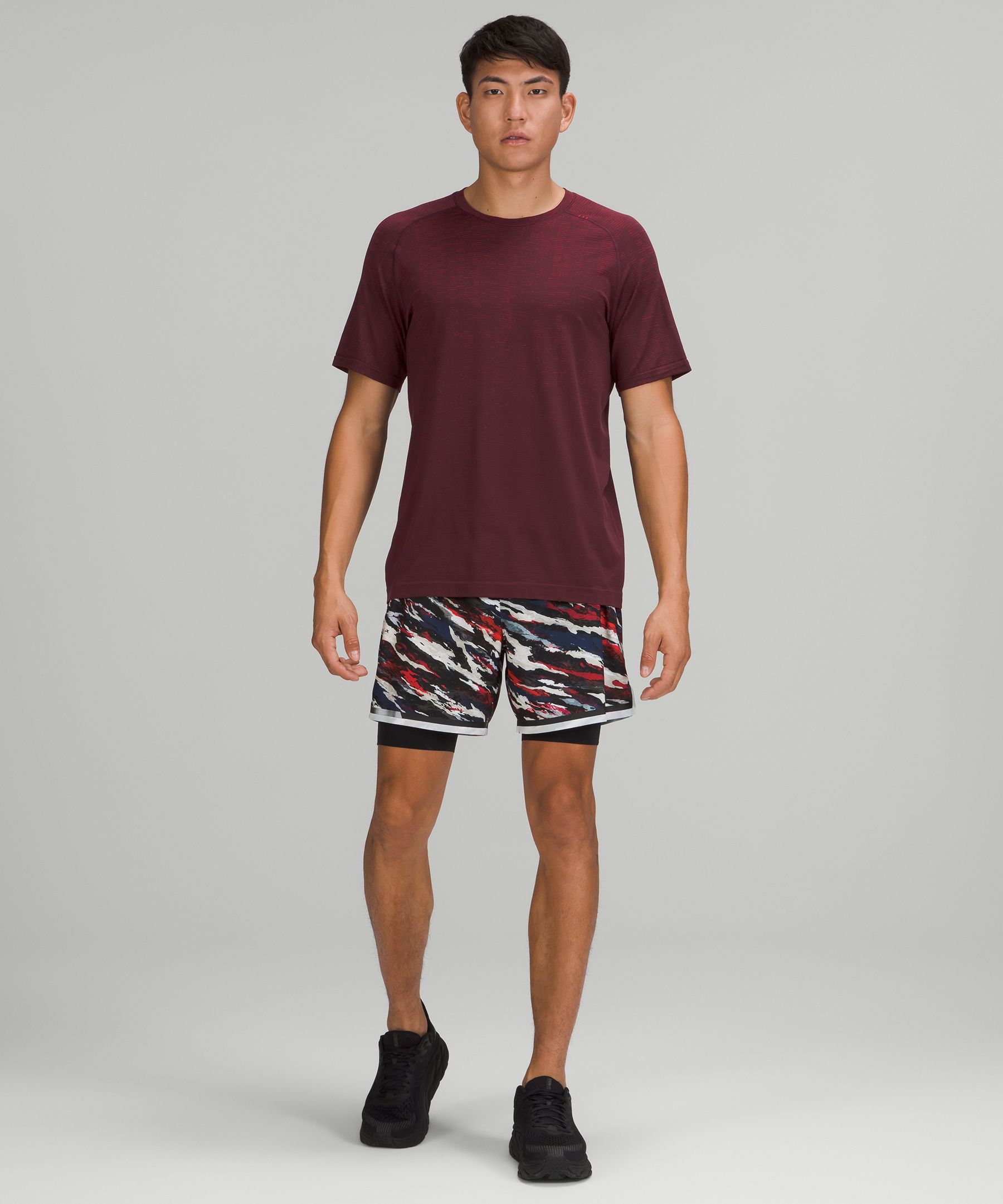 Lululemon Topper Herre Mørke Rød | 98361-XEOJ