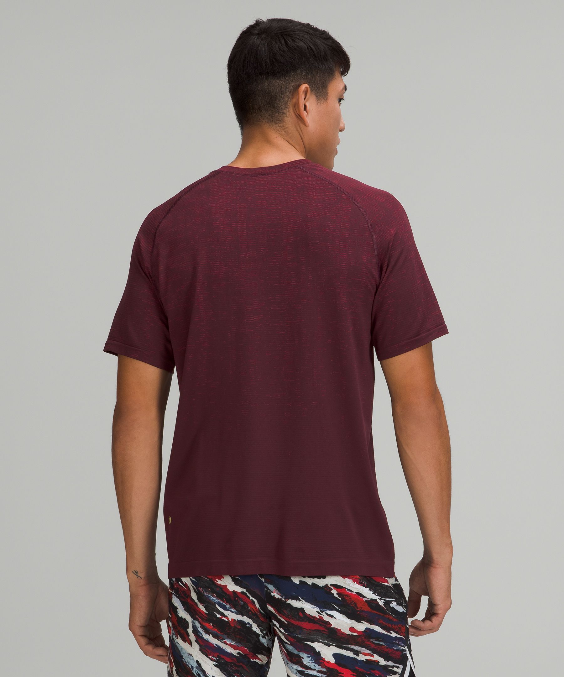 Lululemon Topper Herre Mørke Rød | 98361-XEOJ