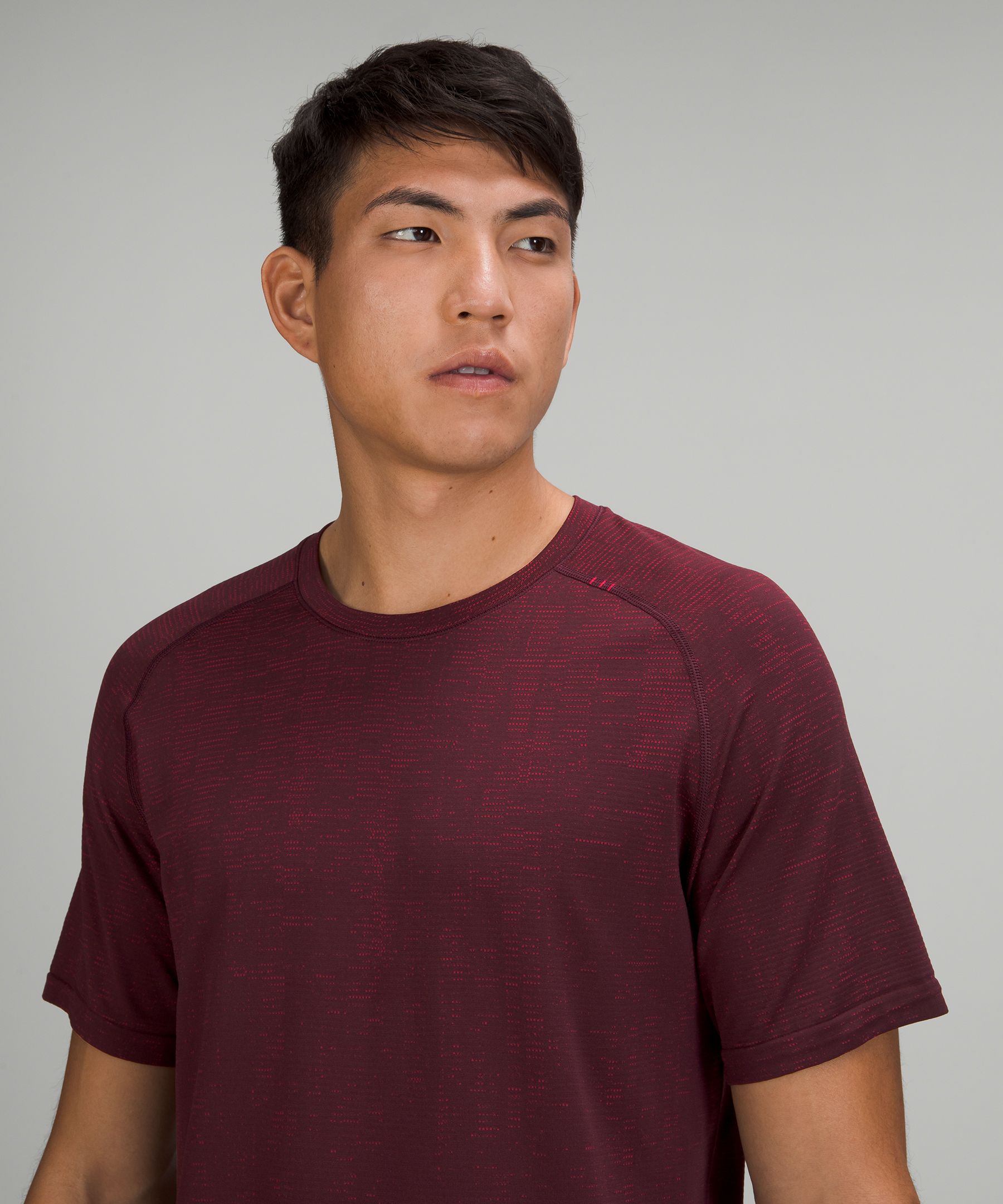 Lululemon Topper Herre Mørke Rød | 98361-XEOJ