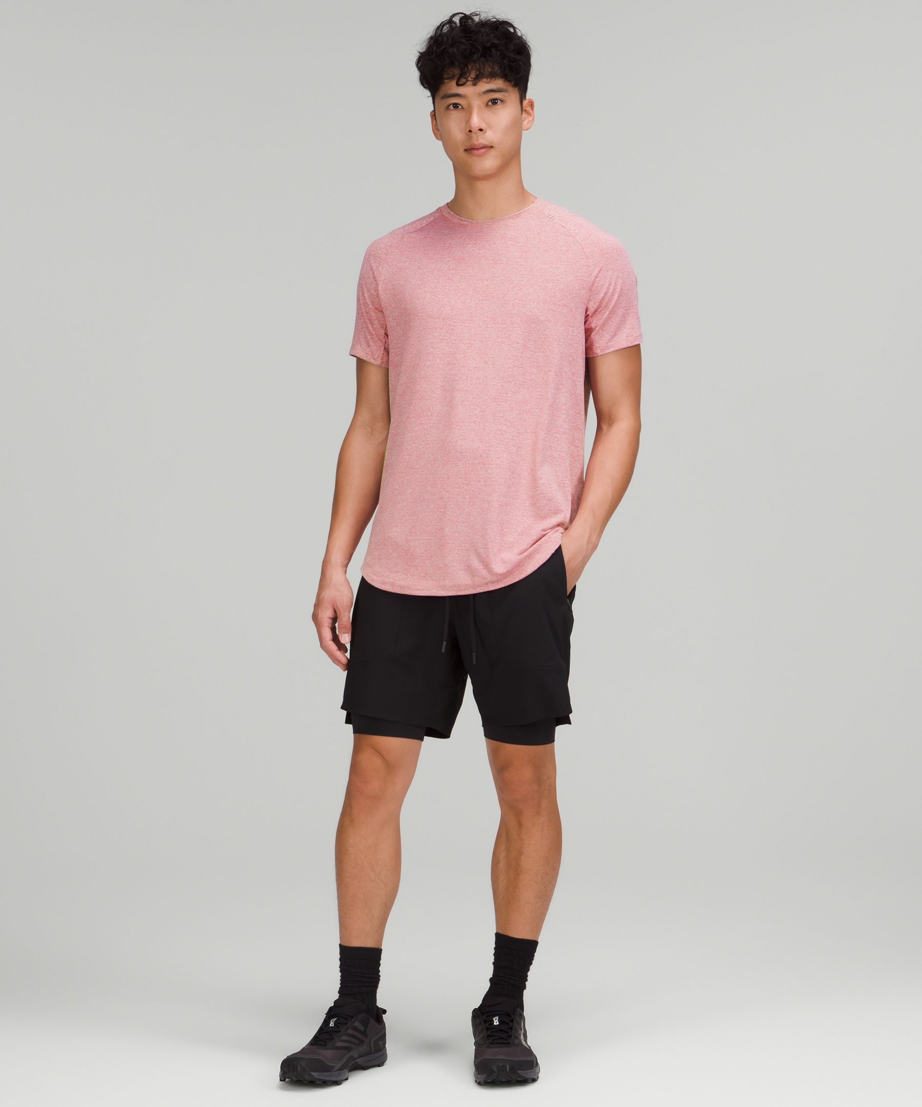 Lululemon Topper Herre Rosa | 09863-KAUY