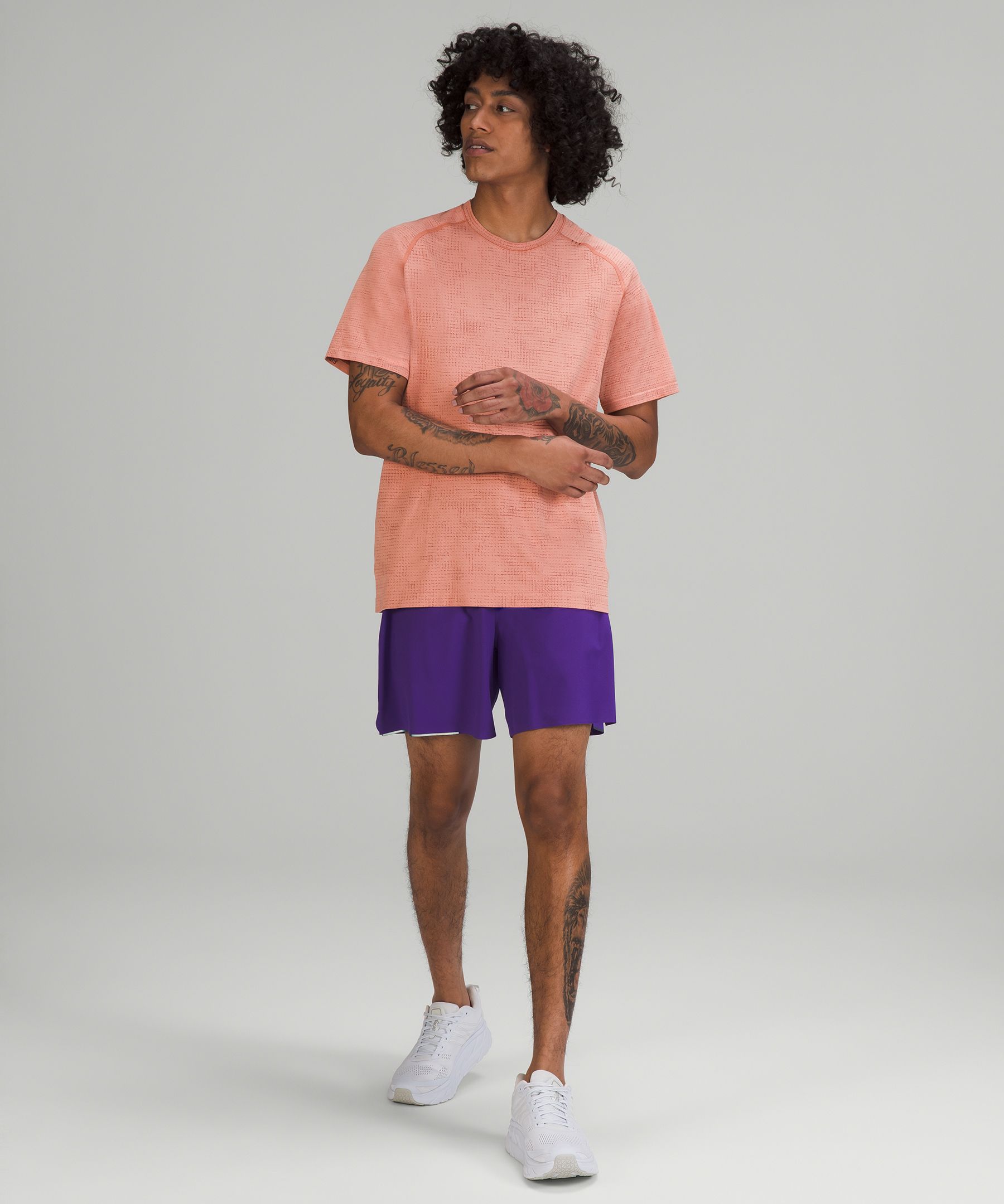 Lululemon Topper Herre Rosa | 60128-PEDB