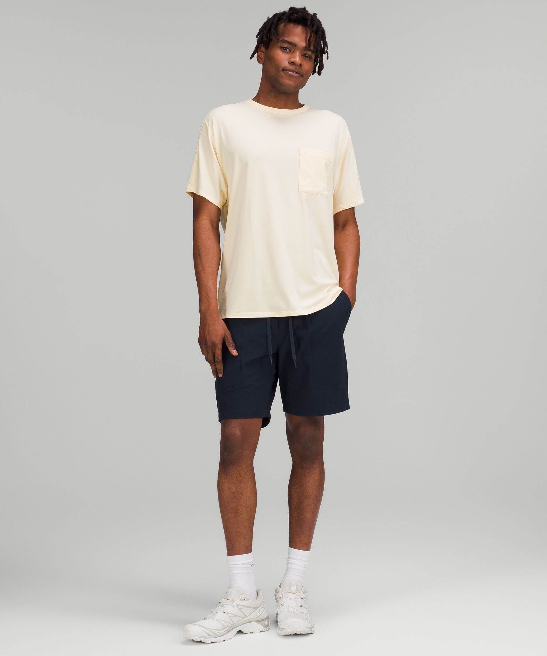 Lululemon Topper Herre Sitron | 27013-BKMN