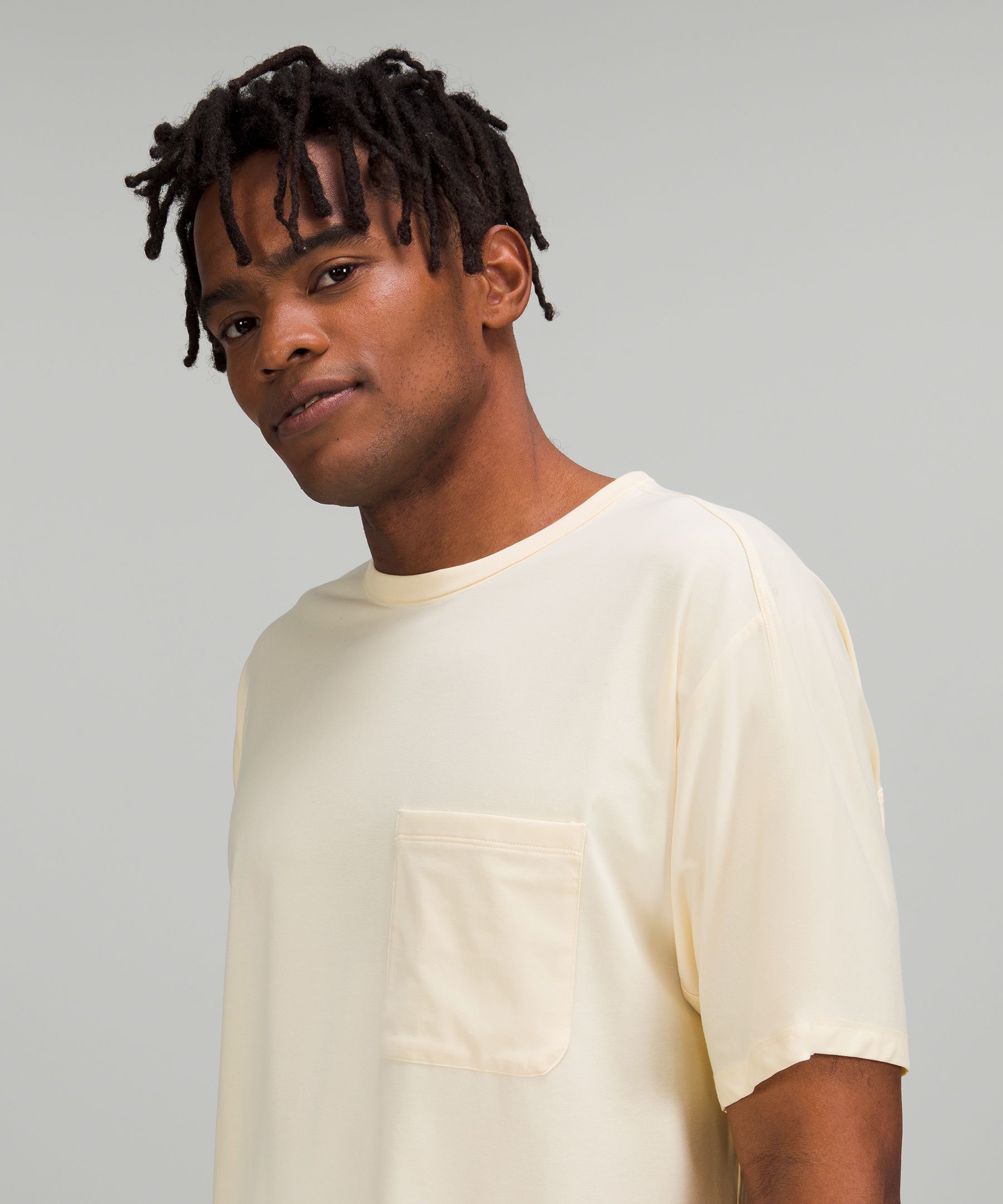 Lululemon Topper Herre Sitron | 27013-BKMN