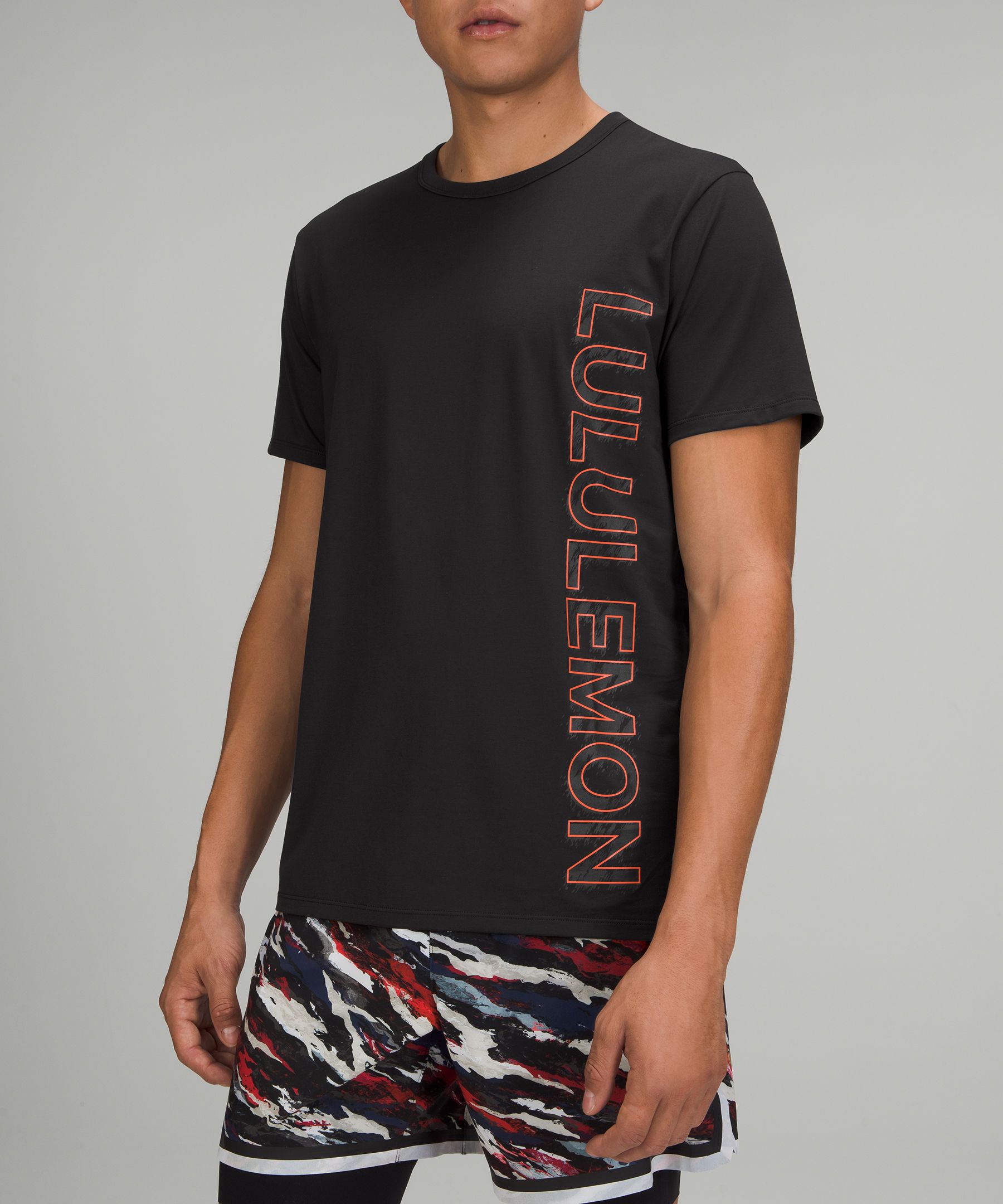 Lululemon Topper Herre Svarte | 93568-ANOR