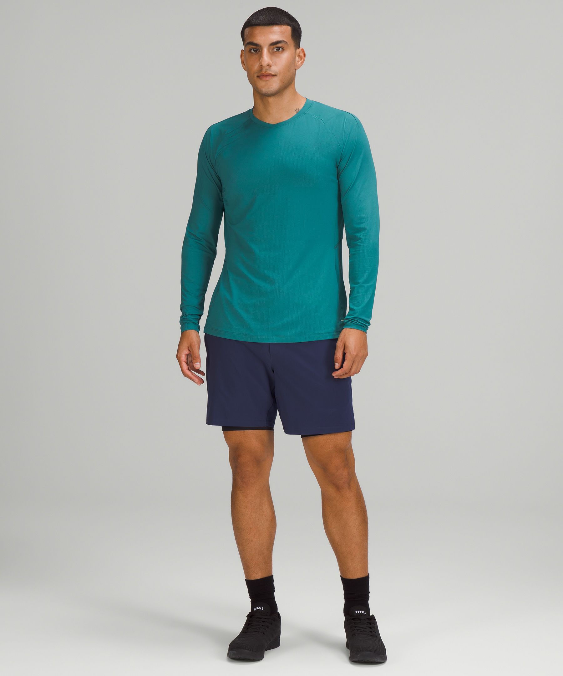 Lululemon Topper Herre Turkis | 78523-JAOU