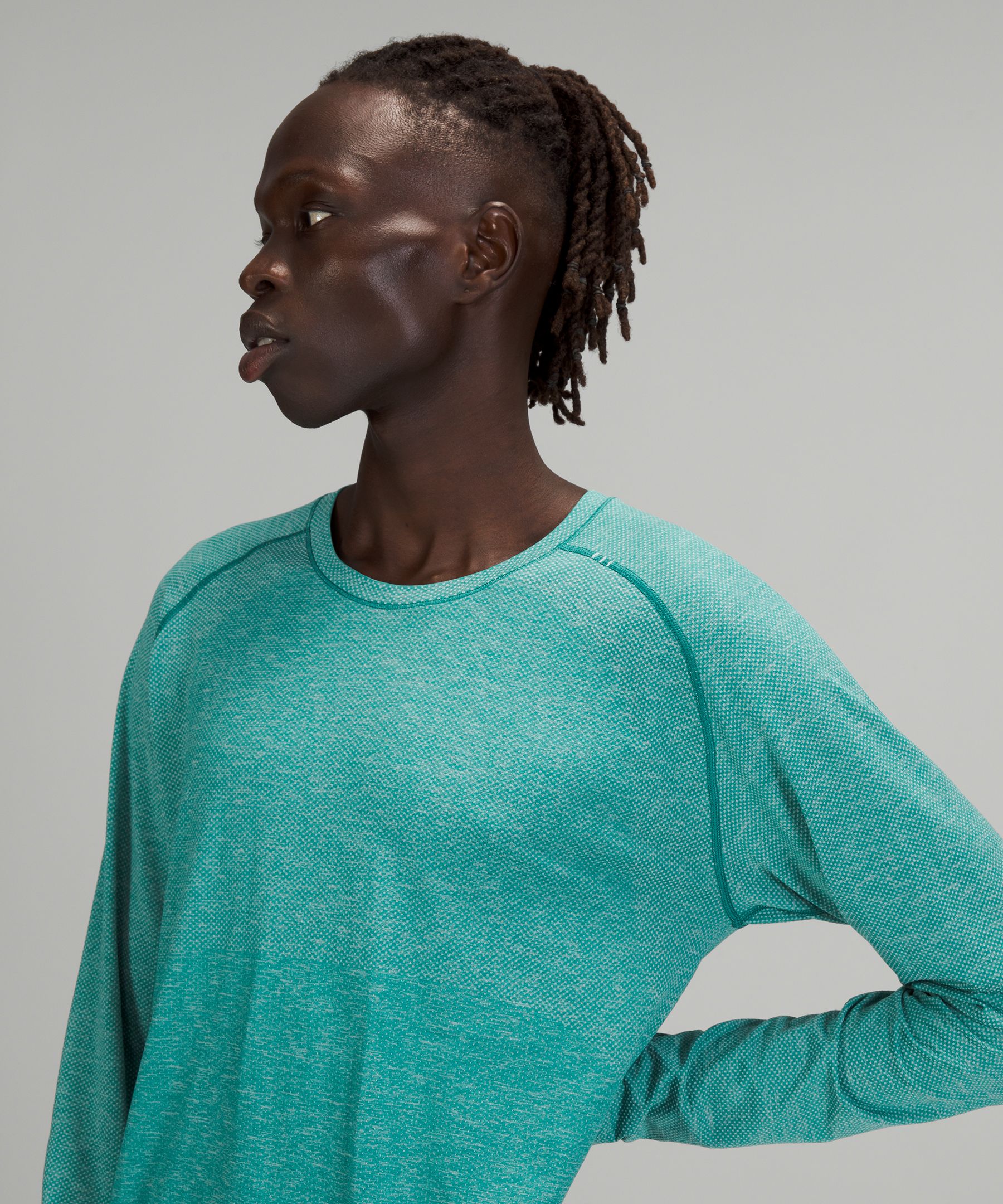 Lululemon Topper Herre Turkis | 97350-HMEJ