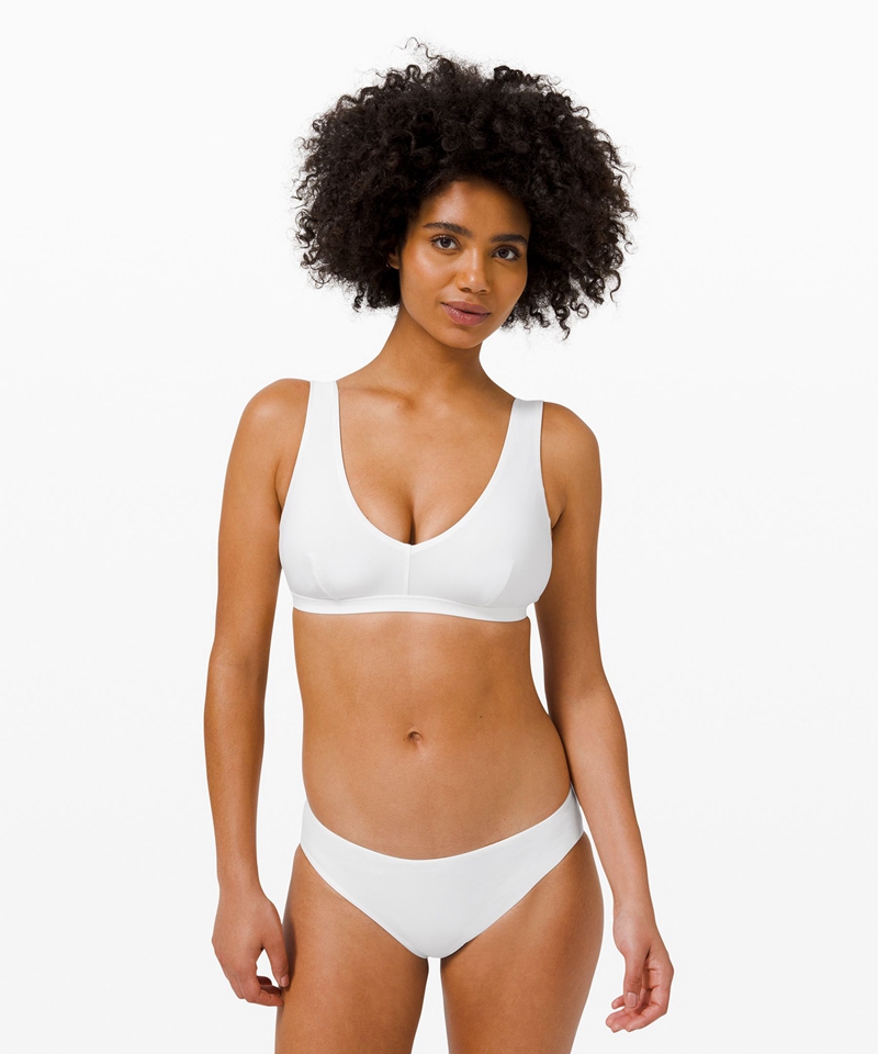 Lululemon Badedrakter Dame Hvite | 28037-XMFA