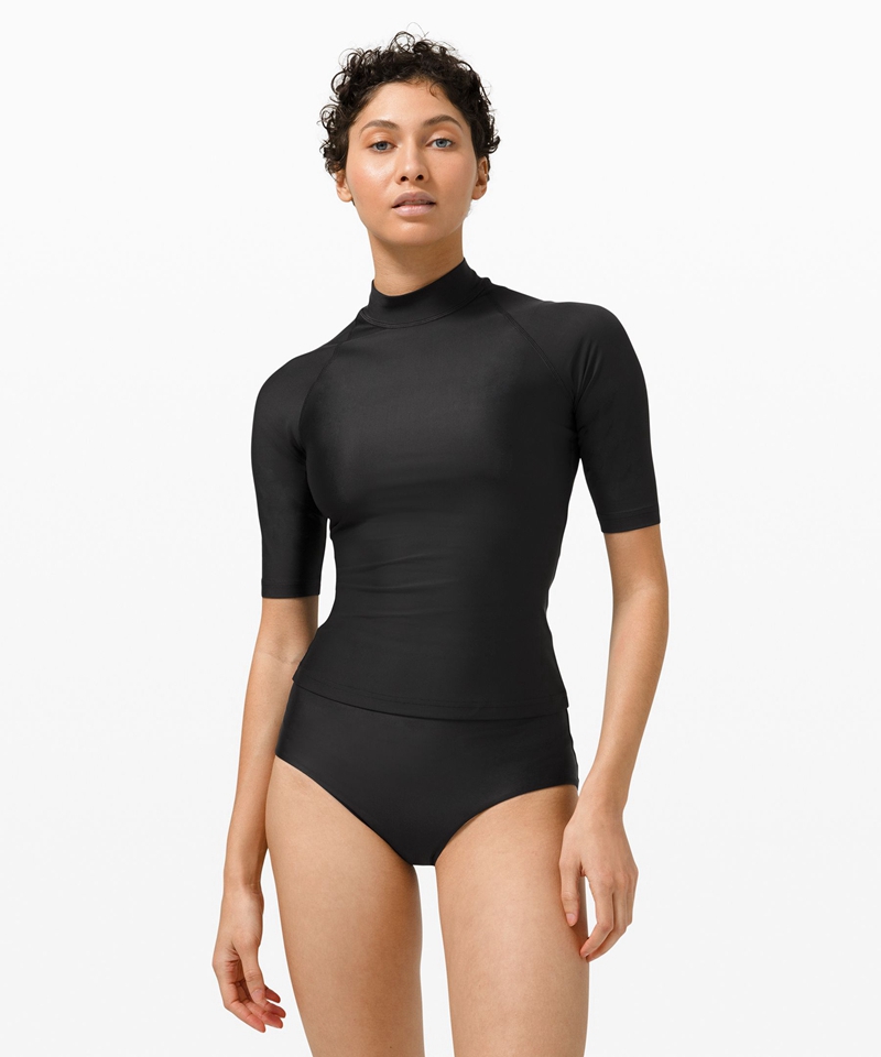 Lululemon Badedrakter Dame Svarte | 03896-UDGN