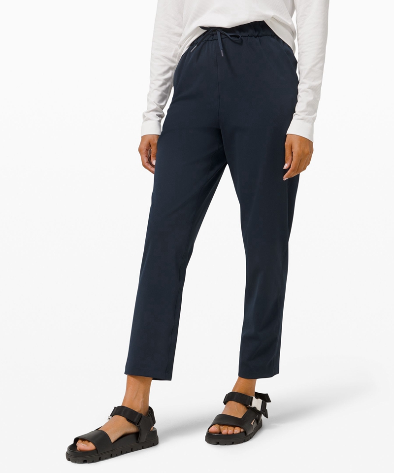 Lululemon Bukser Dame Marineblå | 64879-OPCL