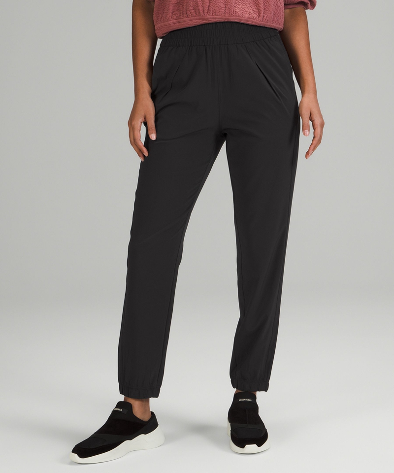 Lululemon Bukser Dame Svarte | 58496-EJNG