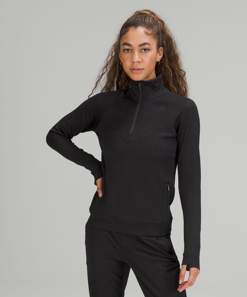 Lululemon Hettegensere Dame Svarte | 74695-CRWF