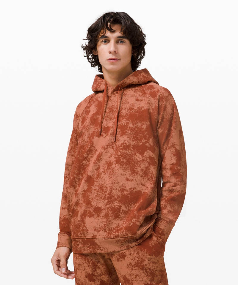 Lululemon Hettegensere Herre Mørke Oransje | 93612-FKLR