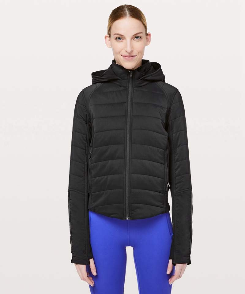 Lululemon Jakke Dame Svarte | 83567-CSLX